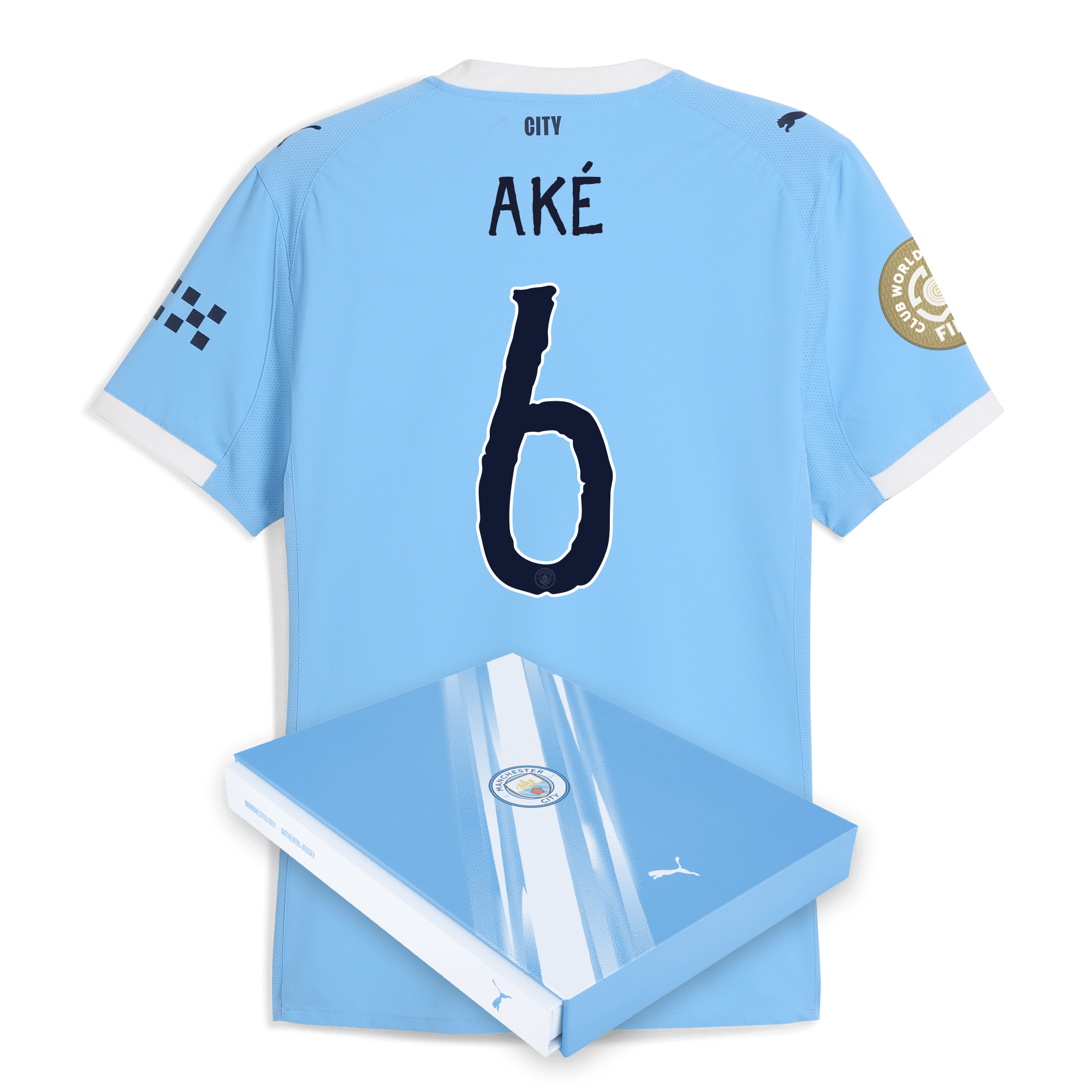 manchester city kidsuper club world cup home authentic jersey 202526 with akÉ 6 printing in gift box Manchester City Shirts | Official Team Gear