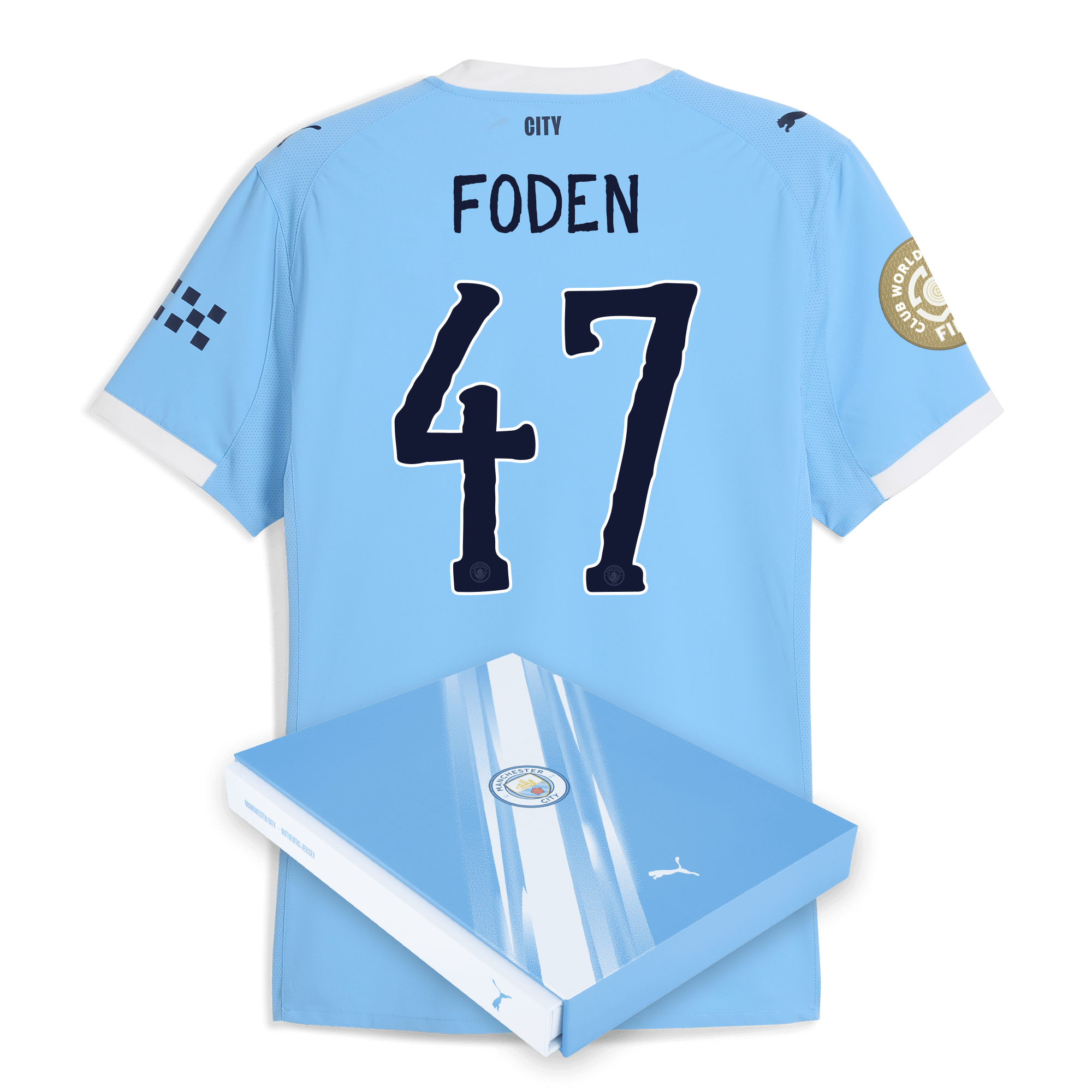 manchester city kidsuper club world cup home authentic jersey 202526 with foden 47 printing in gift box Manchester City Shirts | Official Team Gear