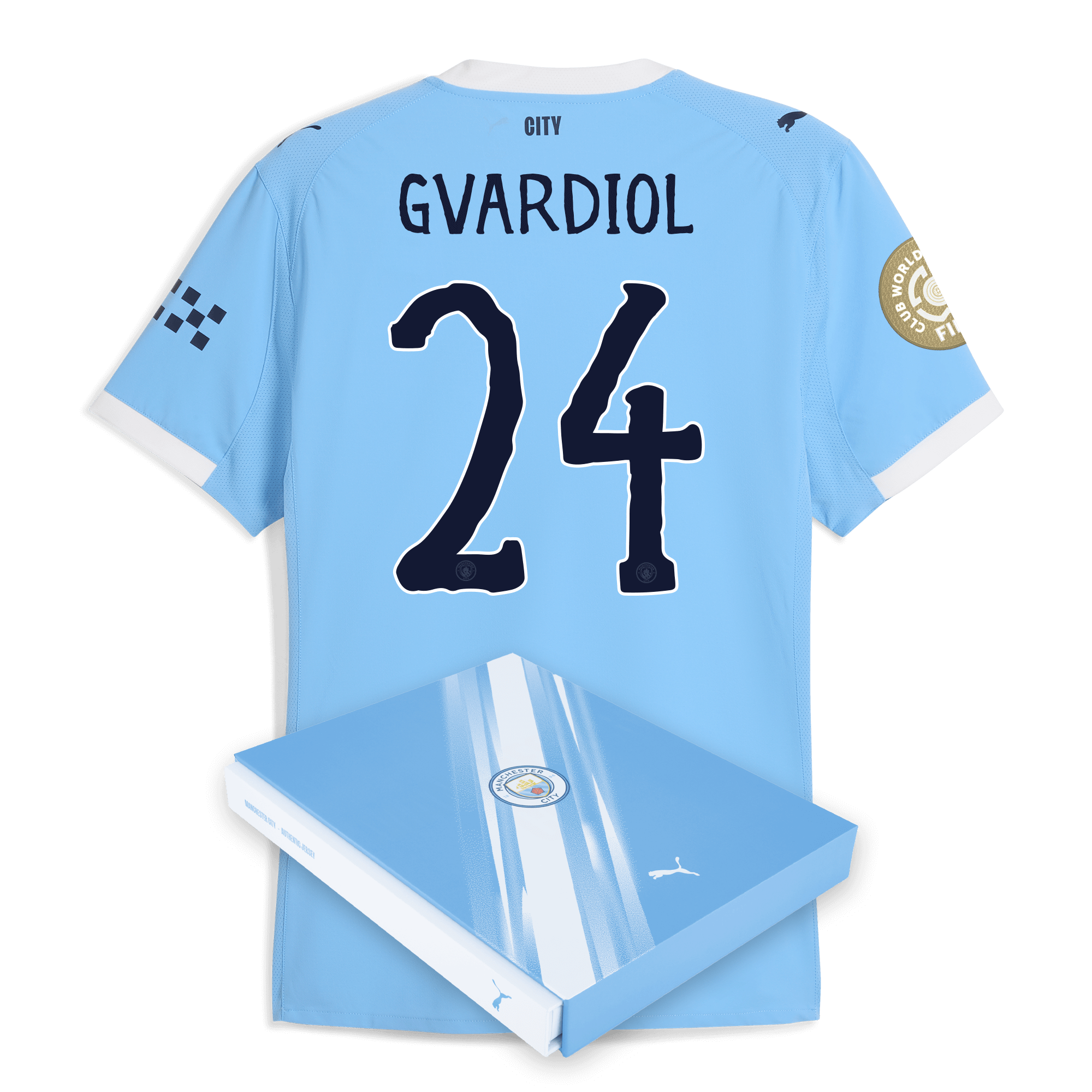 manchester city kidsuper club world cup home authentic jersey 202526 with gvardiol 24 printing in gift box Manchester City Shirts | Official Team Gear