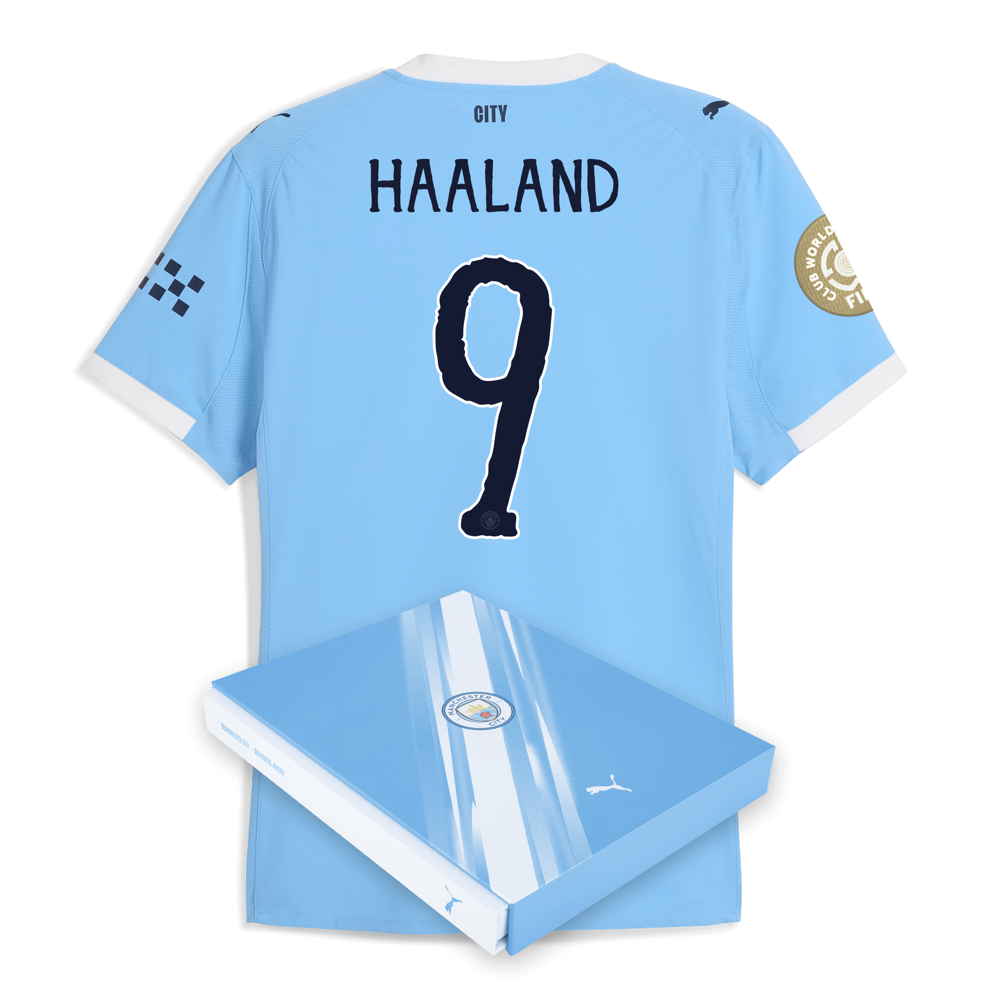 manchester city kidsuper club world cup home authentic jersey 202526 with haaland 9 printing in gift box Manchester City Shirts | Official Team Gear