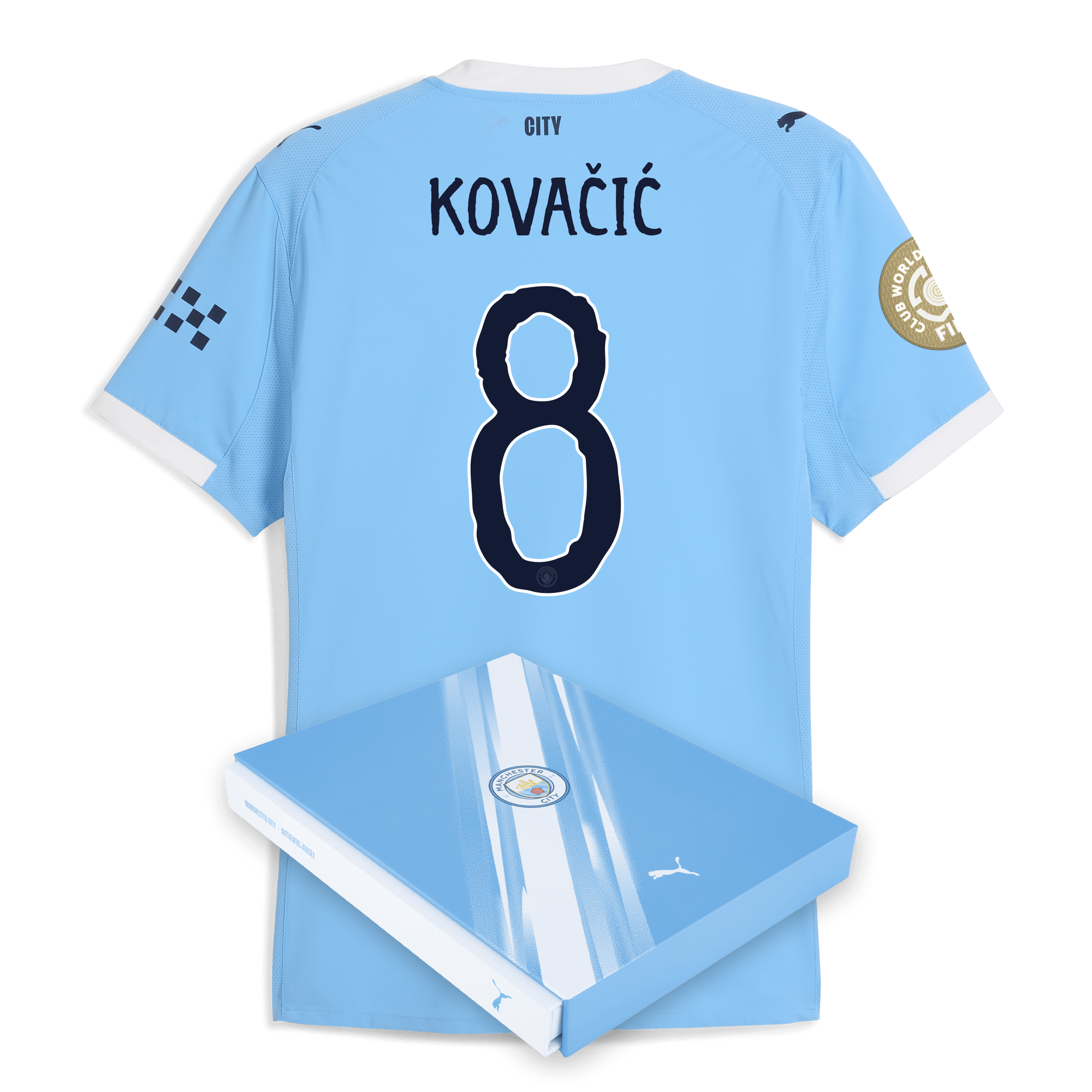 manchester city kidsuper club world cup home authentic jersey 202526 with kovaČiĆ 8 printing in gift box Manchester City Shirts | Official Team Gear