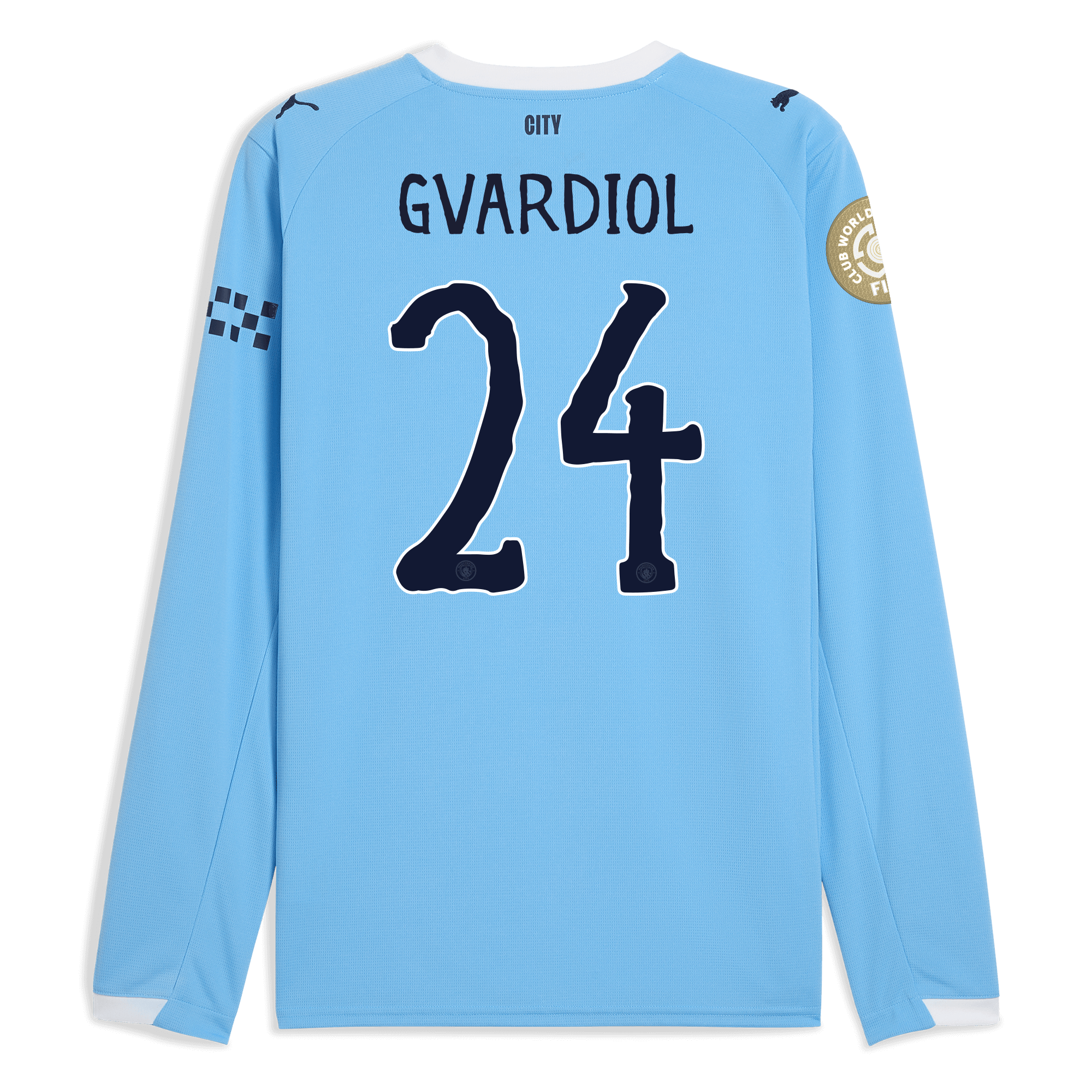 manchester city kidsuper club world cup home jersey 202526 long sleeve with gvardiol 24 printing Manchester City Shirts | Official Team Gear