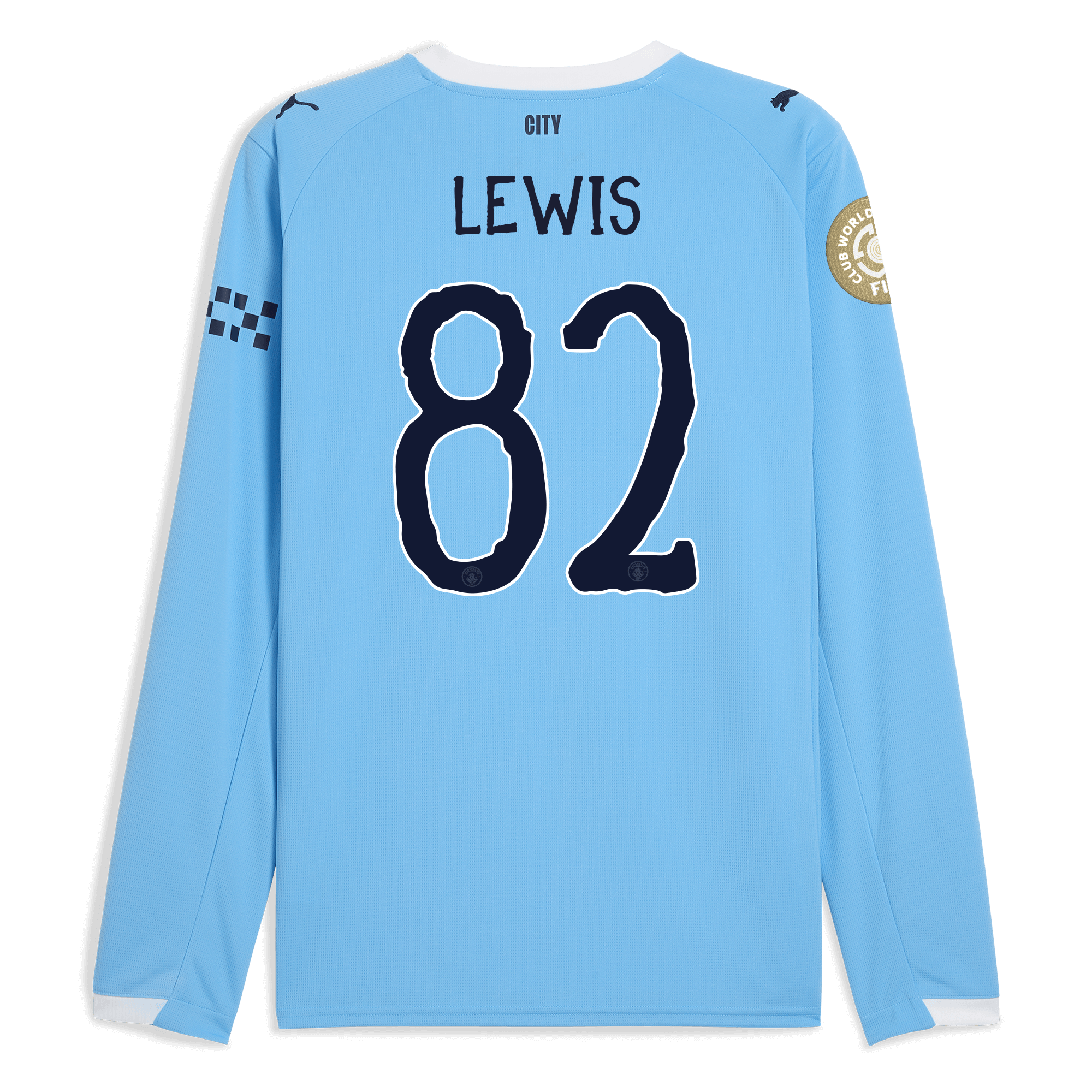 manchester city kidsuper club world cup home jersey 202526 long sleeve with lewis 82 printing Manchester City Shirts | Official Team Gear