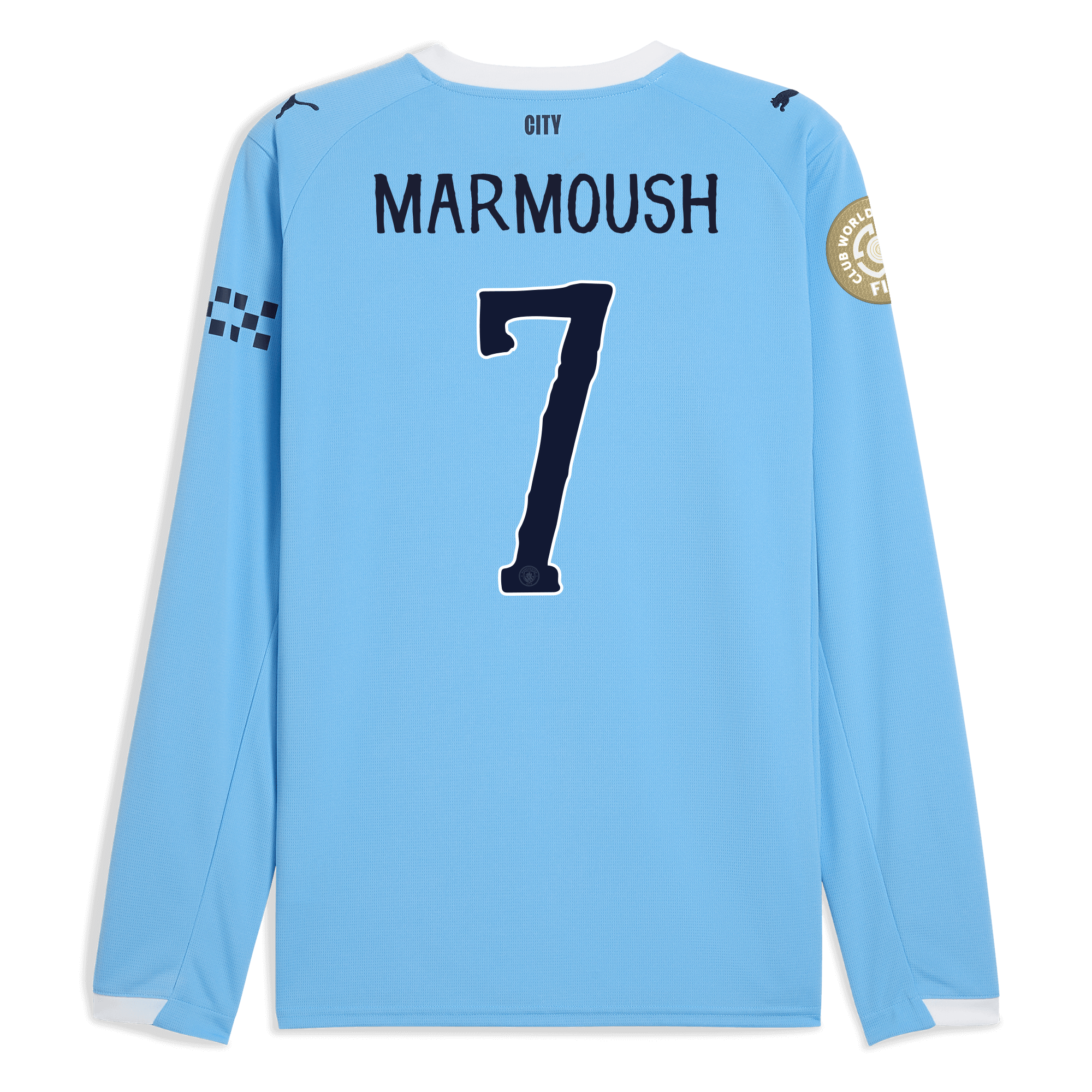 manchester city kidsuper club world cup home jersey 202526 long sleeve with marmoush 7 printing Manchester City Shirts | Official Team Gear