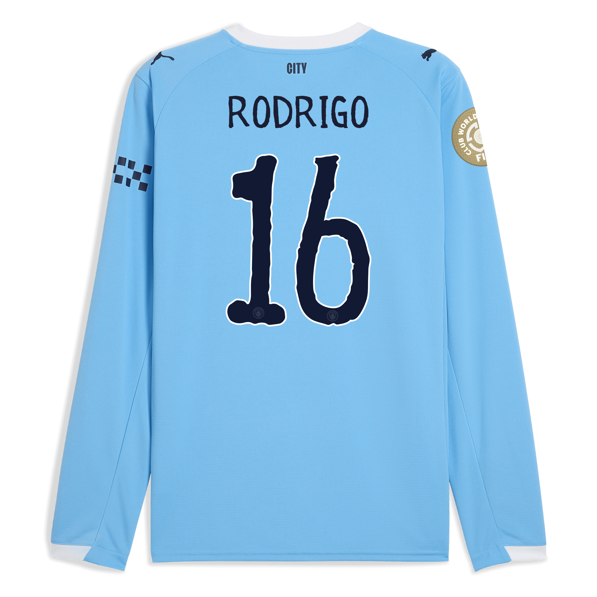 manchester city kidsuper club world cup home jersey 202526 long sleeve with rodrigo 16 printing Manchester City Shirts | Official Team Gear