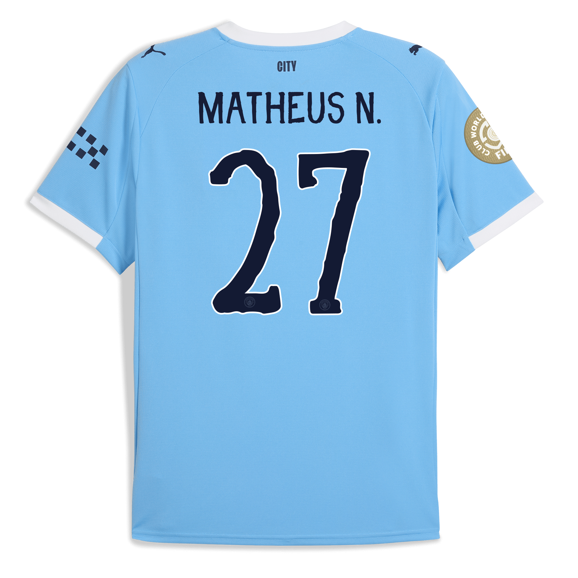 manchester city kidsuper club world cup home jersey 202526 with matheus n. 27 printing Manchester City Shirts | Official Team Gear