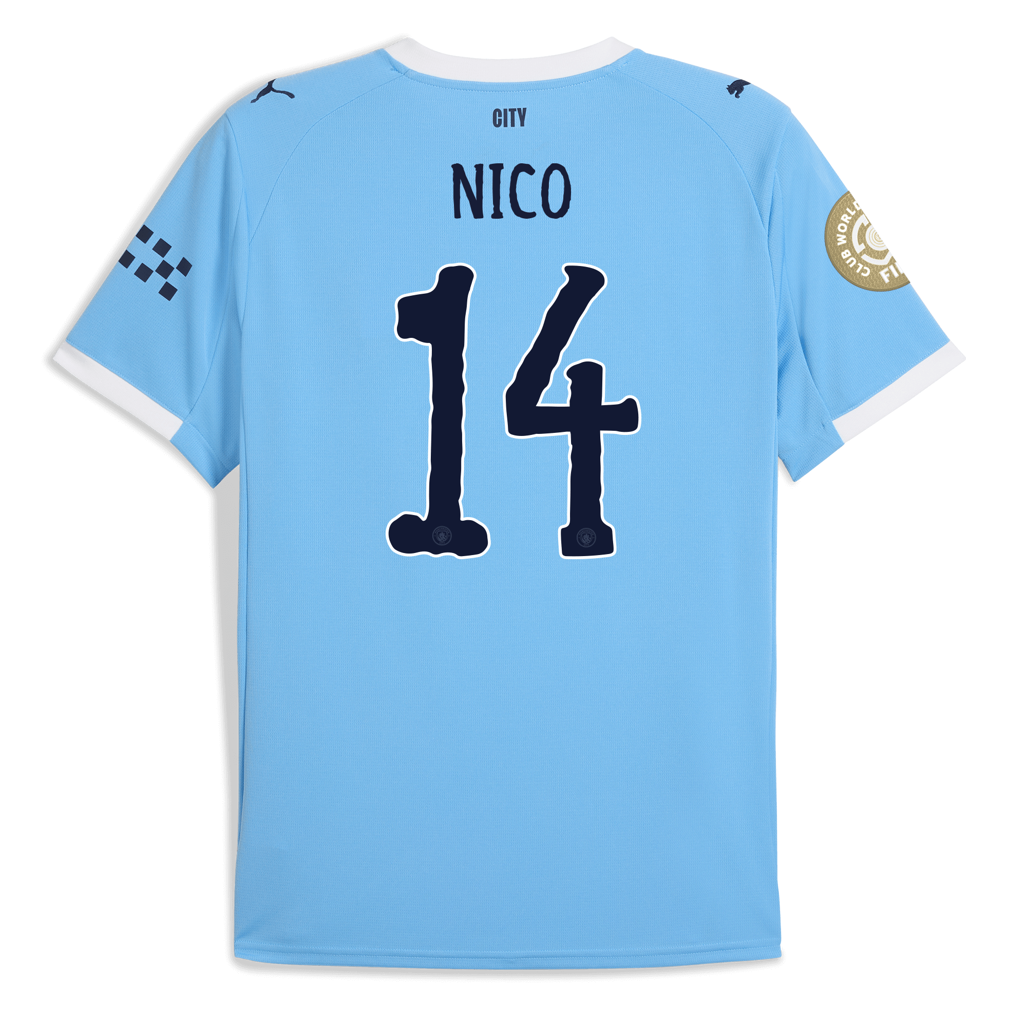 manchester city kidsuper club world cup home jersey 202526 with nico 14 printing Manchester City Shirts | Official Team Gear