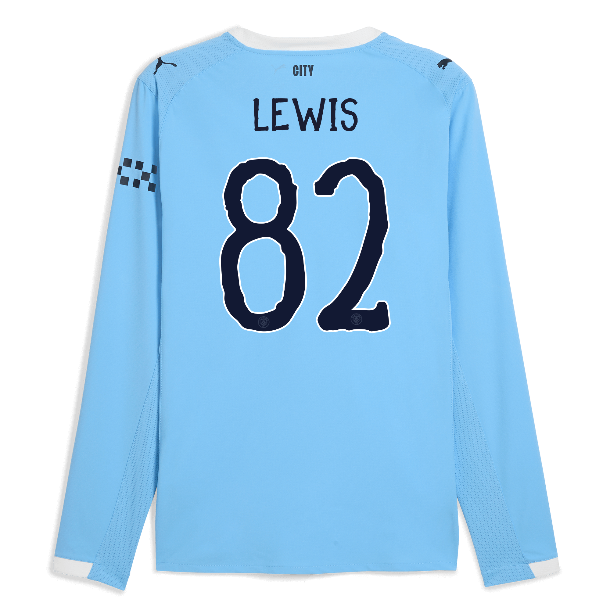 manchester city kidsuper home authentic jersey 202526 long sleeve with lewis 82 printing Manchester City Shirts | Official Team Gear