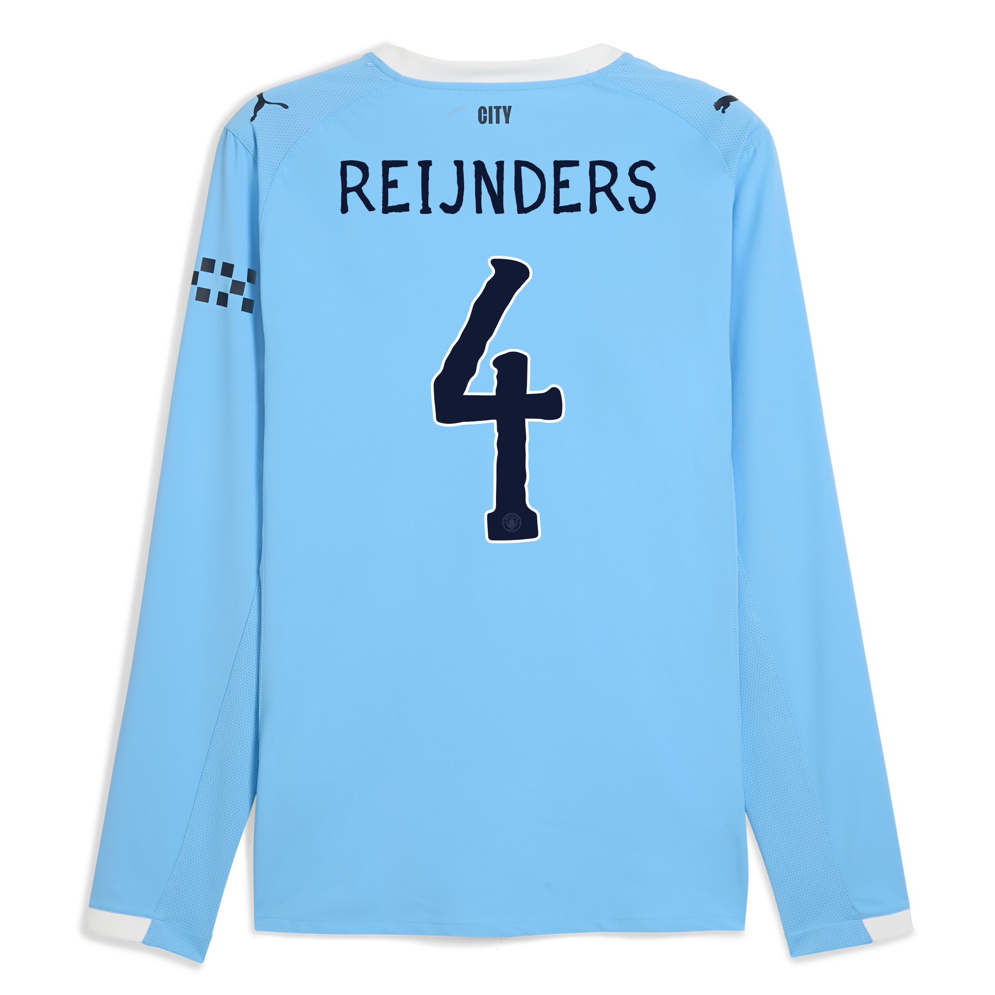 manchester city kidsuper home authentic jersey 202526 long sleeve with reijnders 4 printing Manchester City Shirts | Official Team Gear