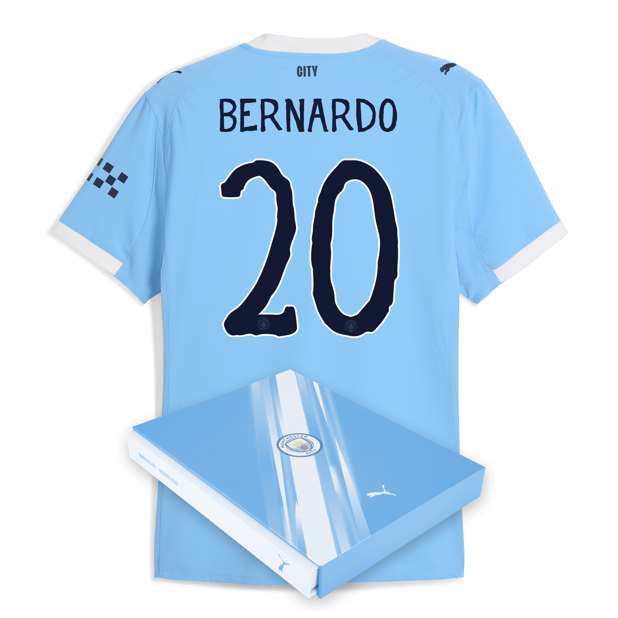 manchester city kidsuper home authentic jersey 202526 with bernardo 20 printing in gift box Manchester City Shirts | Official Team Gear