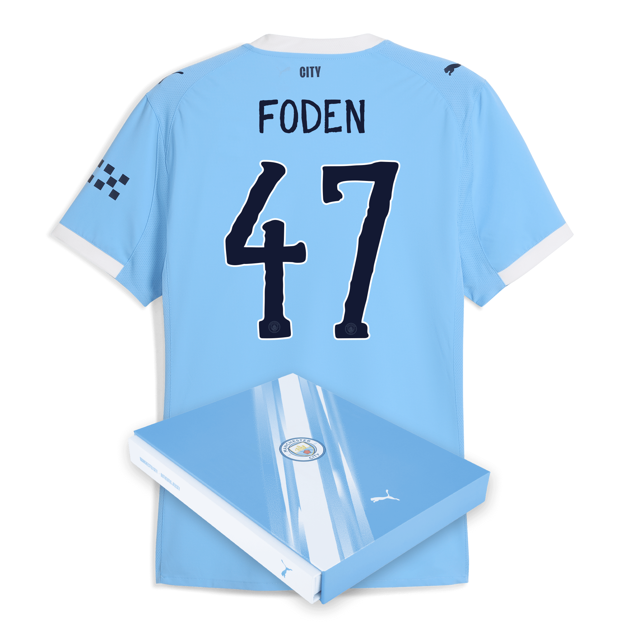 manchester city kidsuper home authentic jersey 202526 with foden 47 printing in gift box Manchester City Shirts | Official Team Gear