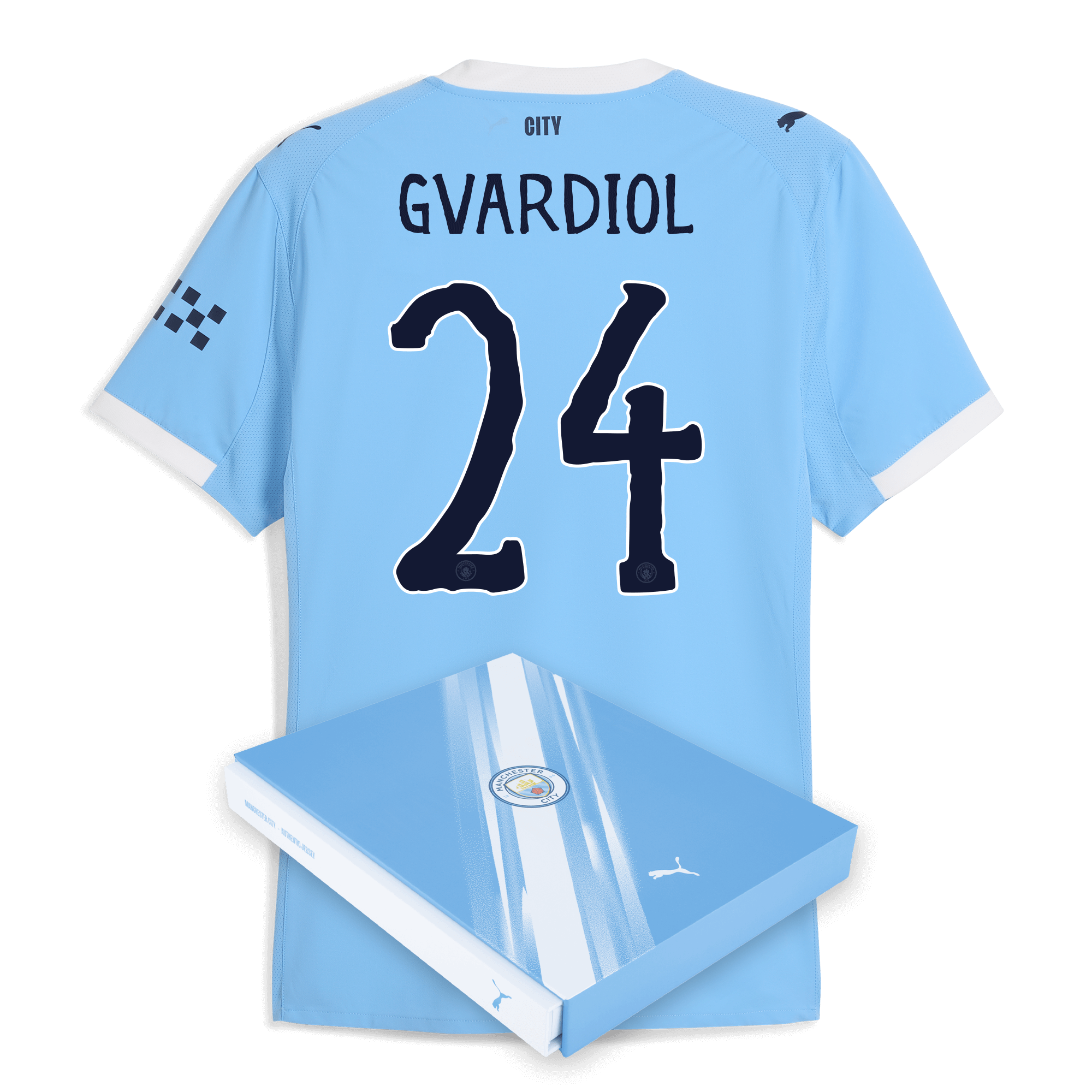 manchester city kidsuper home authentic jersey 202526 with gvardiol 24 printing in gift box Manchester City Shirts | Official Team Gear