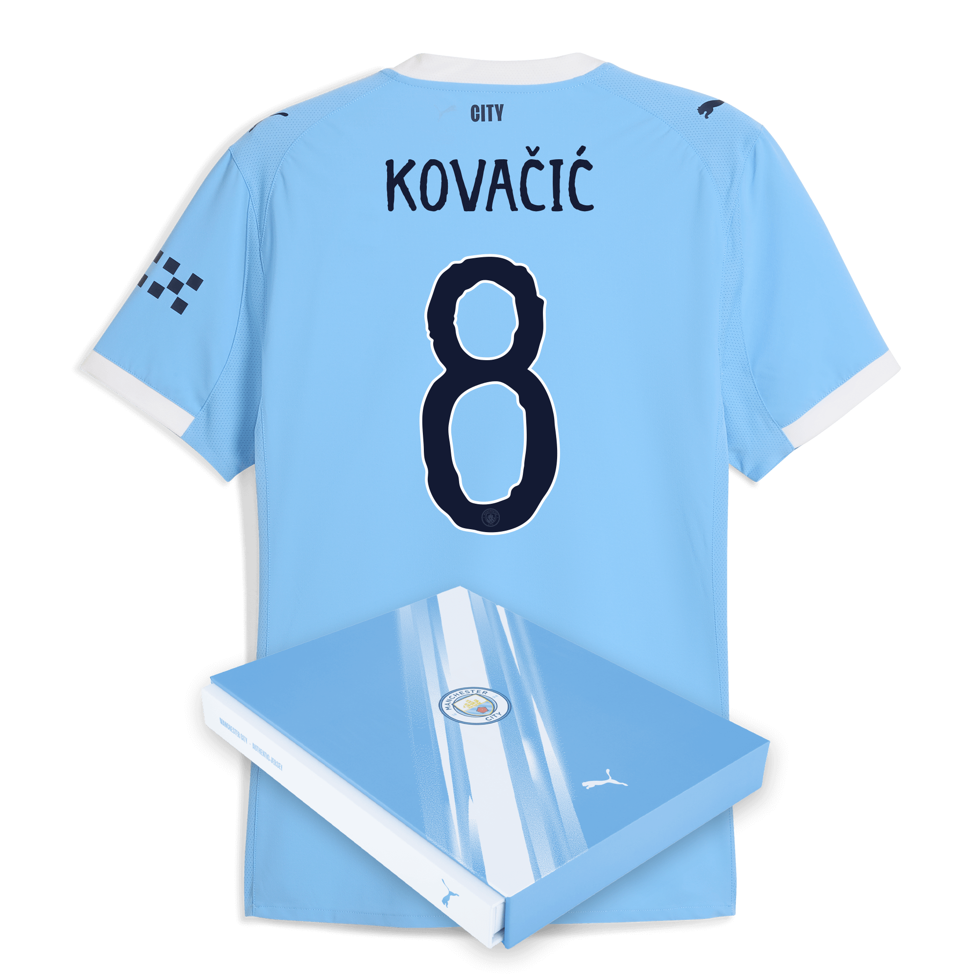 manchester city kidsuper home authentic jersey 202526 with kovaČiĆ 8 printing in gift box Manchester City Shirts | Official Team Gear