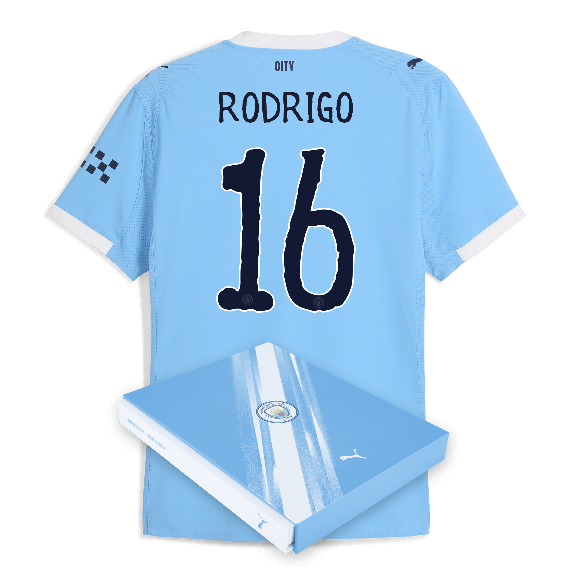 manchester city kidsuper home authentic jersey 202526 with rodrigo 16 printing in gift box Manchester City Shirts | Official Team Gear