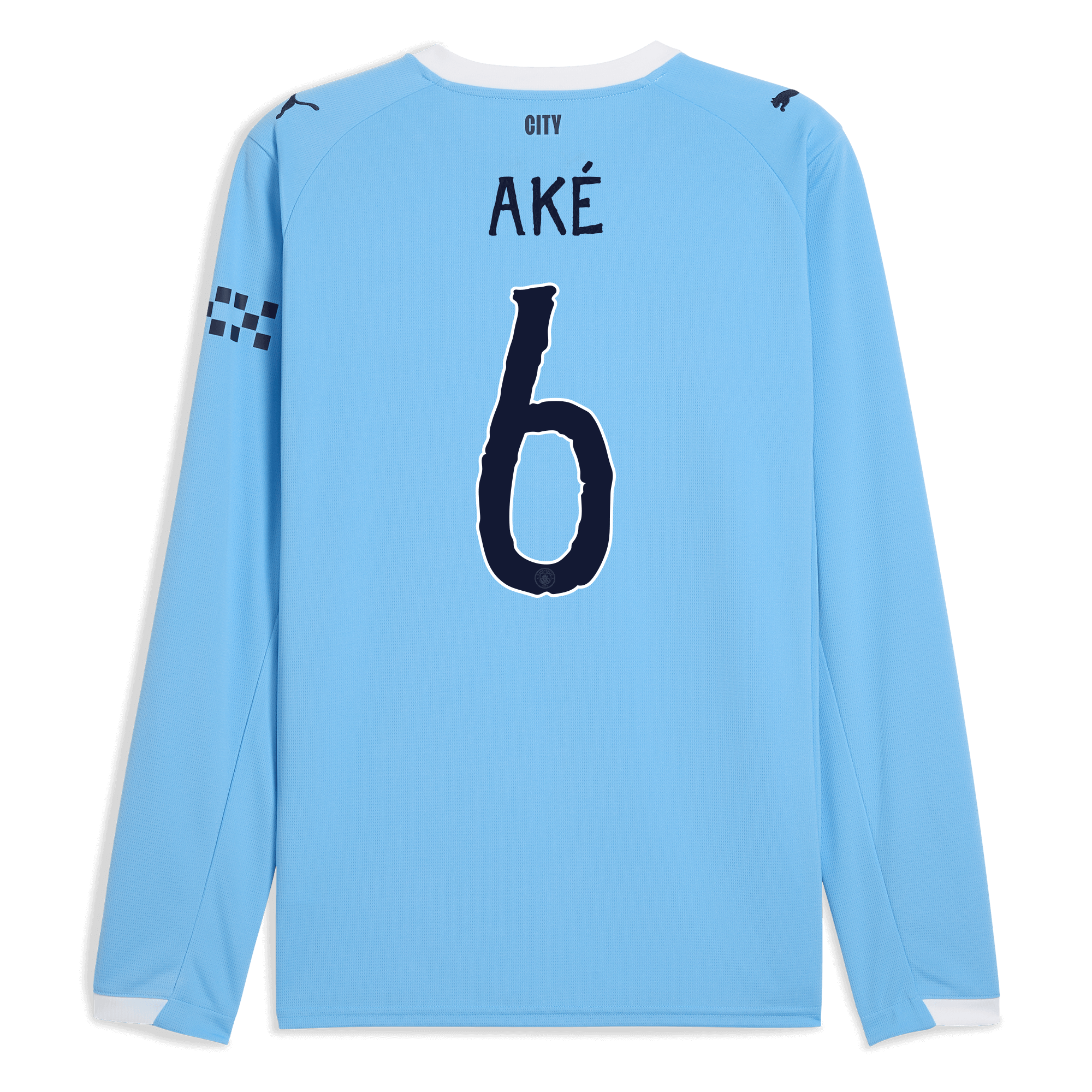manchester city kidsuper home jersey 202526 long sleeve with akÉ 6 printing Manchester City Shirts | Official Team Gear