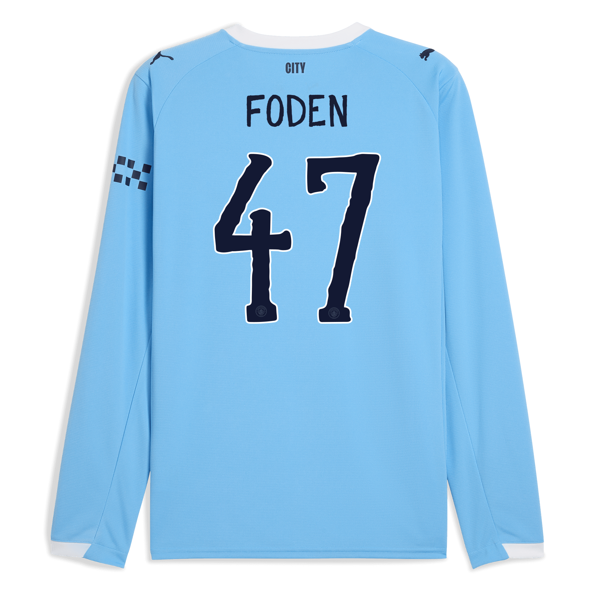 manchester city kidsuper home jersey 202526 long sleeve with foden 47 printing Manchester City Shirts | Official Team Gear