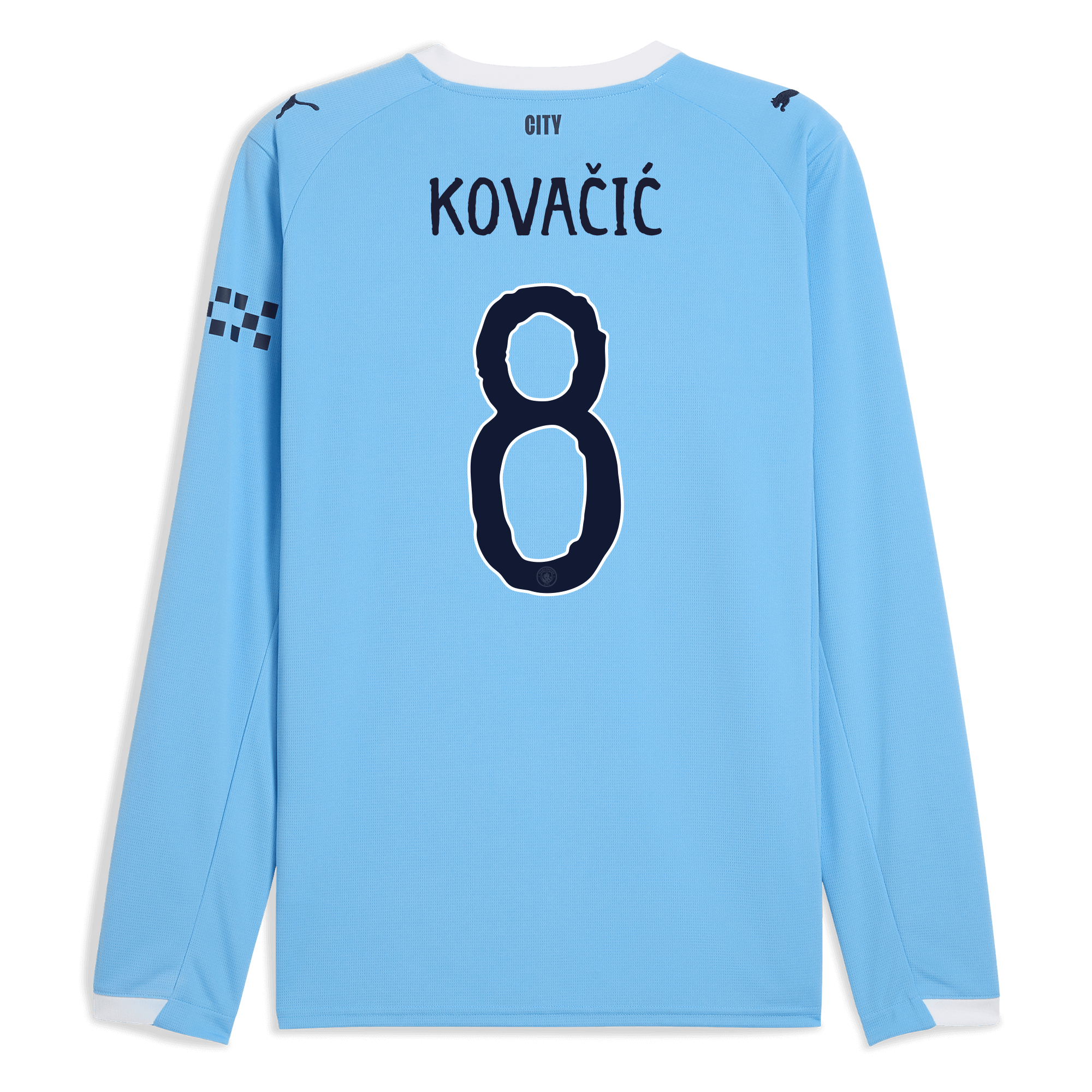 manchester city kidsuper home jersey 202526 long sleeve with kovaČiĆ 8 printing Manchester City Shirts | Official Team Gear