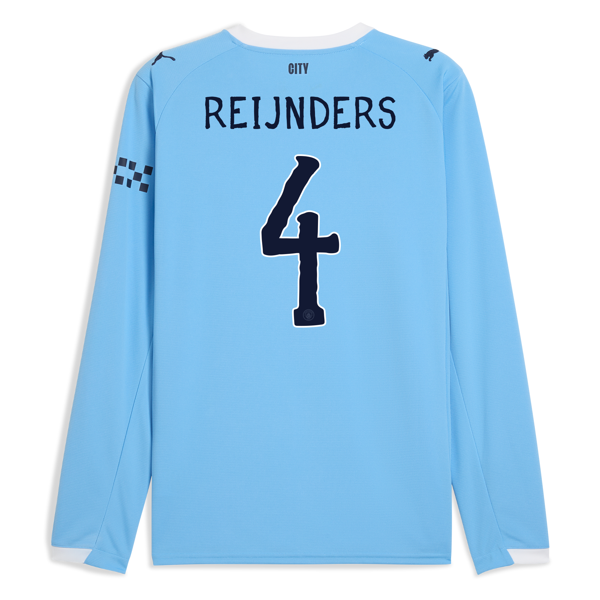 manchester city kidsuper home jersey 202526 long sleeve with reijnders 4 printing Manchester City Shirts | Official Team Gear