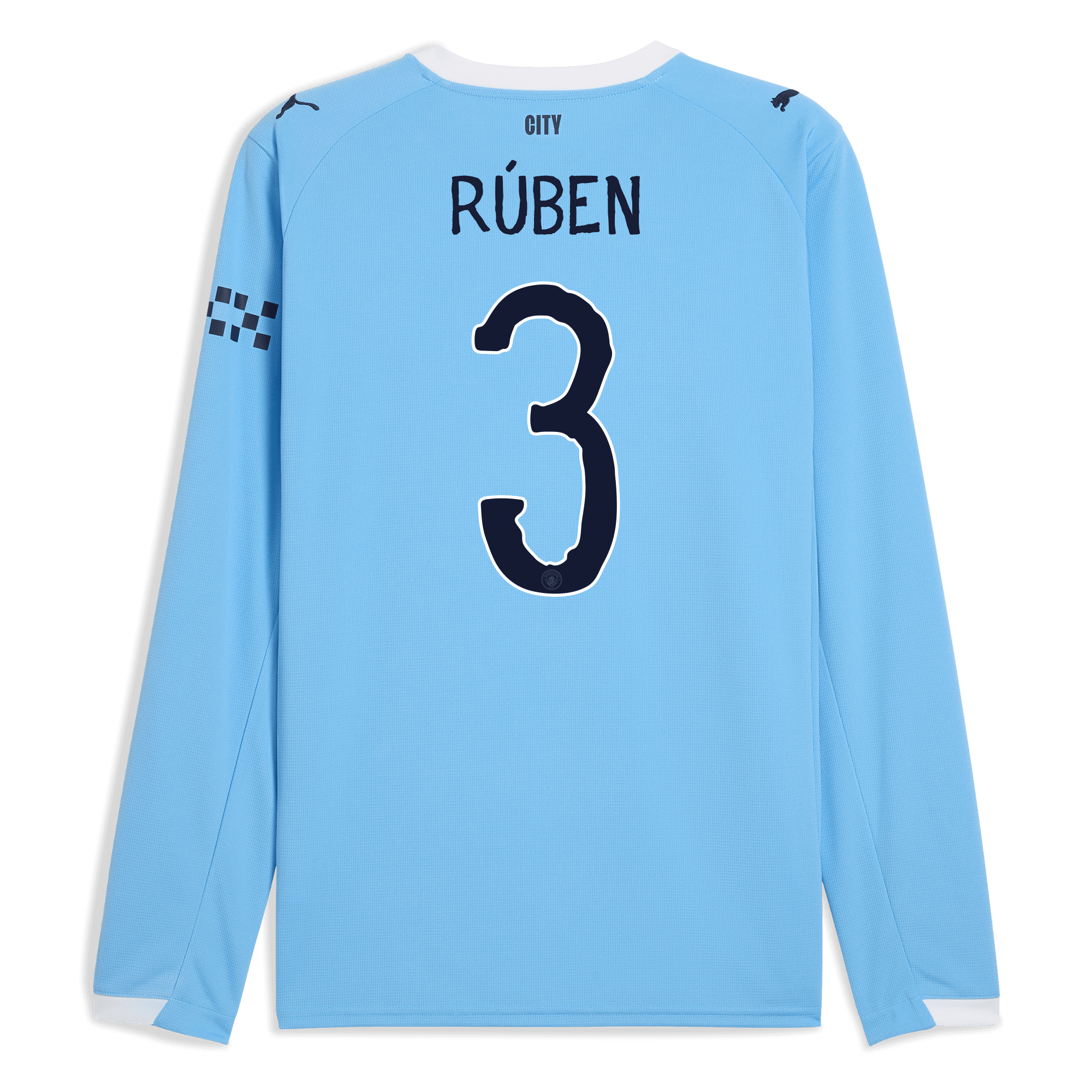 manchester city kidsuper home jersey 202526 long sleeve with rÚben 3 printing Manchester City Shirts | Official Team Gear