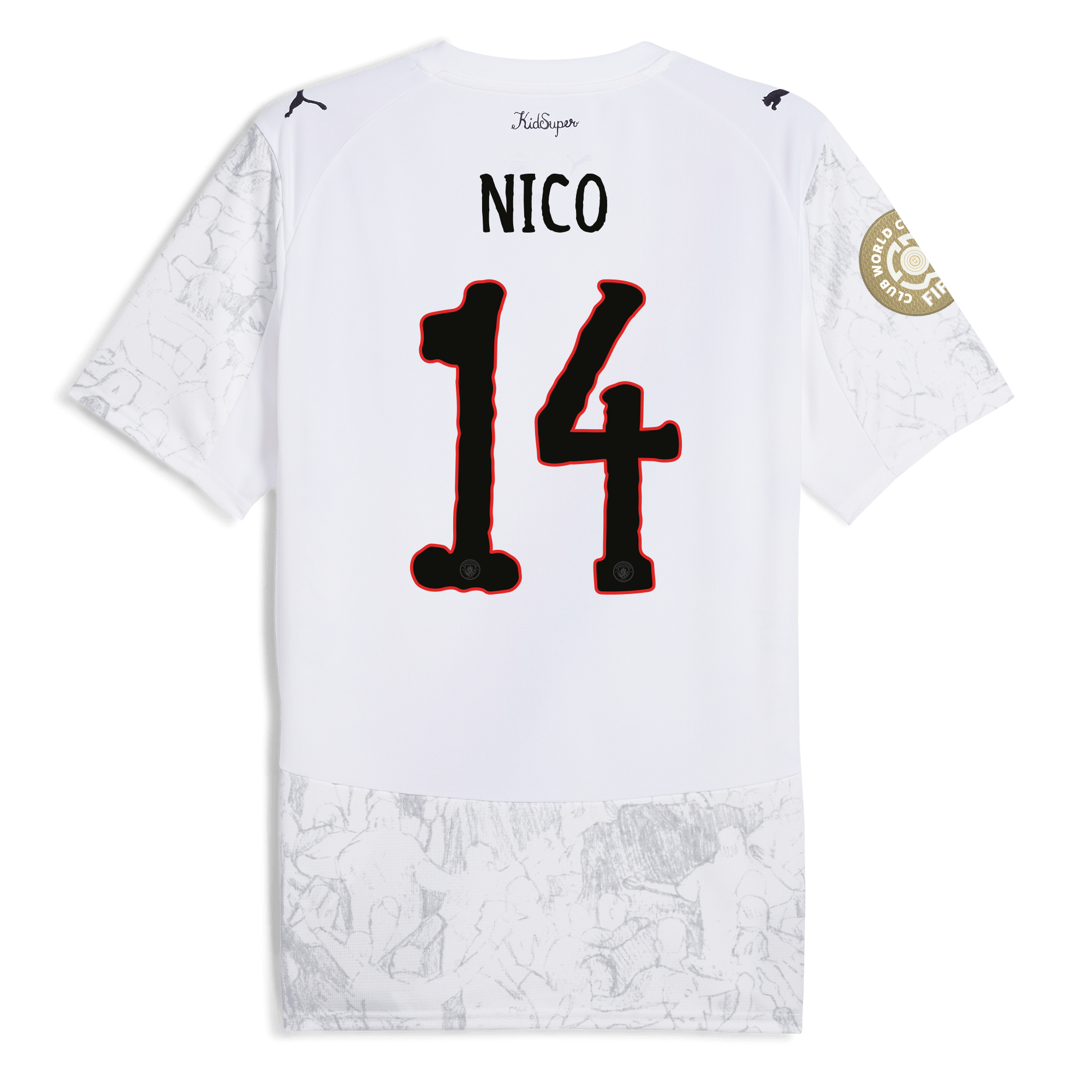 manchester city kidsuper jersey 202526 club world cup with nico 14 printing Manchester City Shirts | Official Team Gear