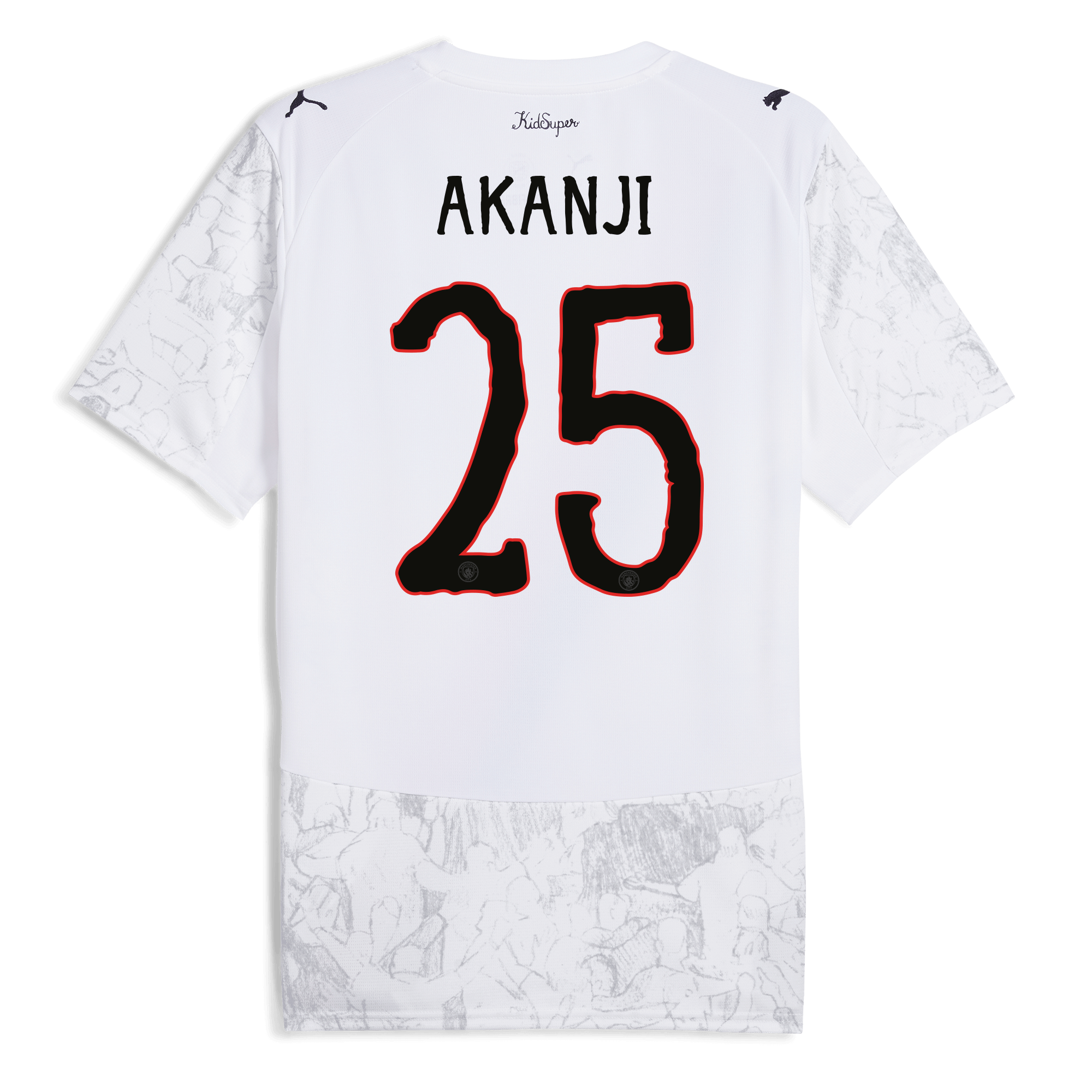 manchester city kidsuper jersey 202526 with akanji 25 printing Manchester City Shirts | Official Team Gear