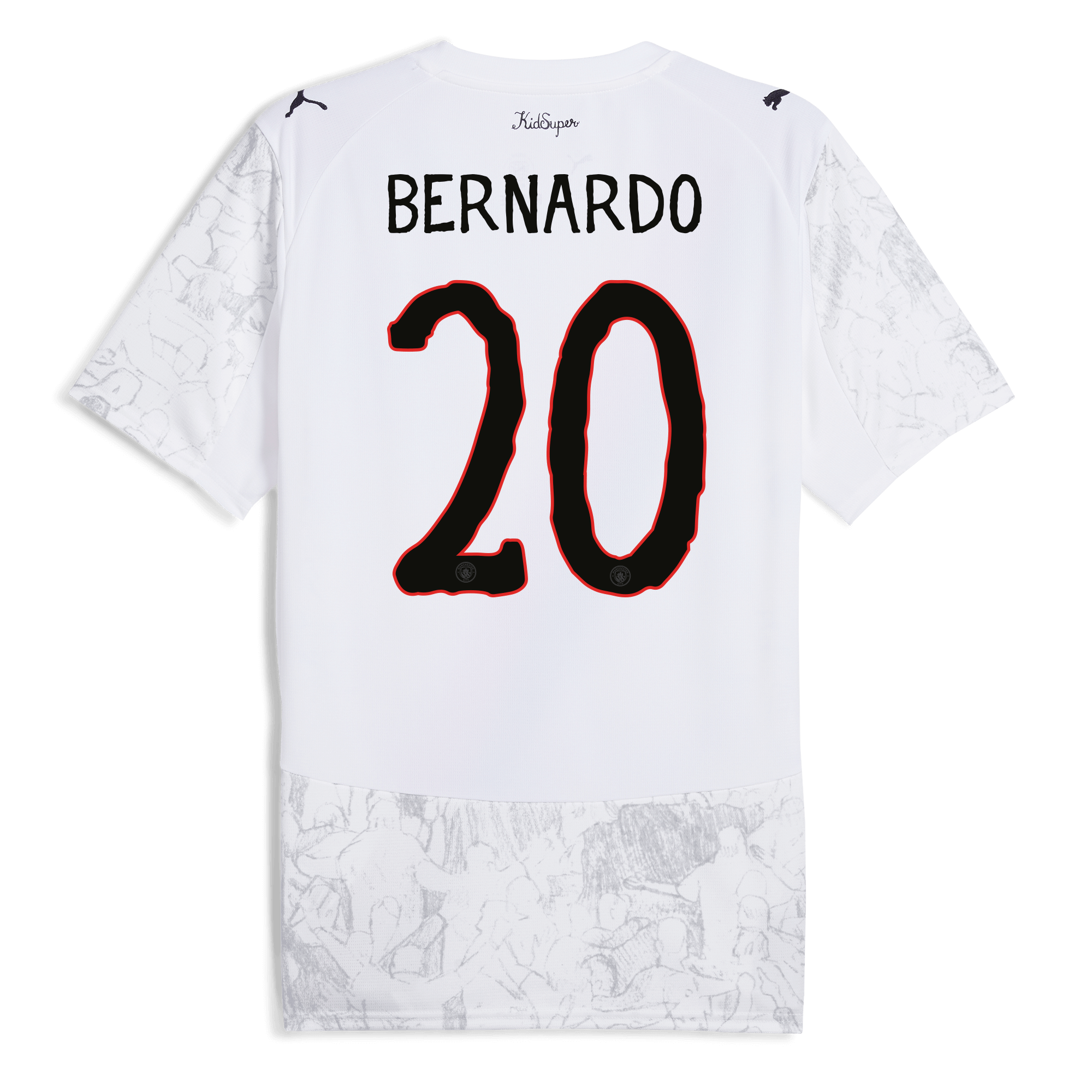 manchester city kidsuper jersey 202526 with bernardo 20 printing Manchester City Shirts | Official Team Gear