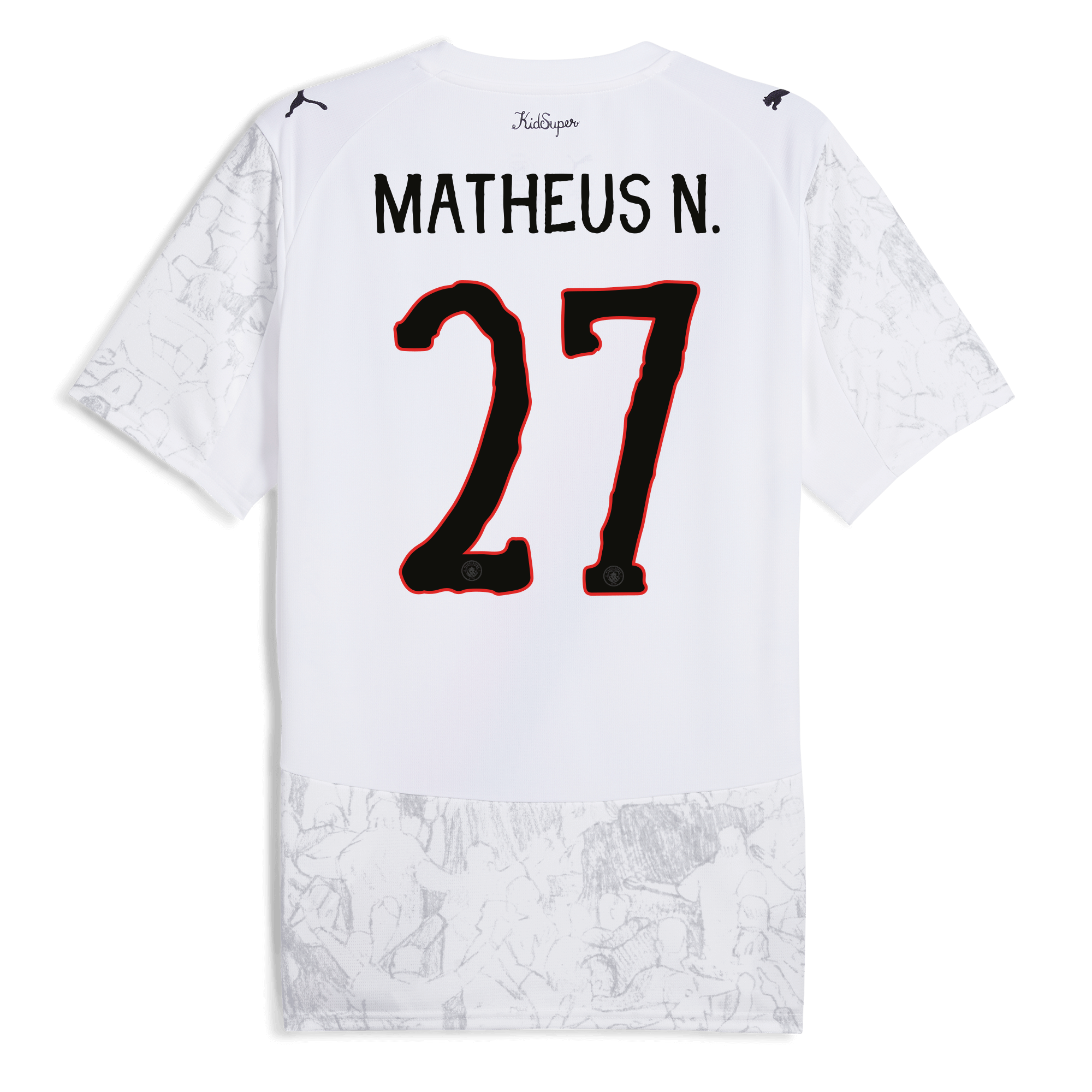 manchester city kidsuper jersey 202526 with matheus n. 27 printing Manchester City Shirts | Official Team Gear