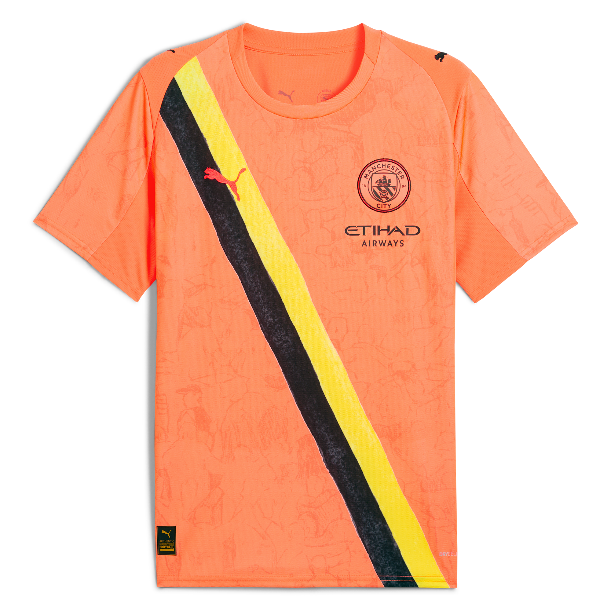 manchester city kidsuper jersey orange 202526 Manchester City Shirts | Official Team Gear