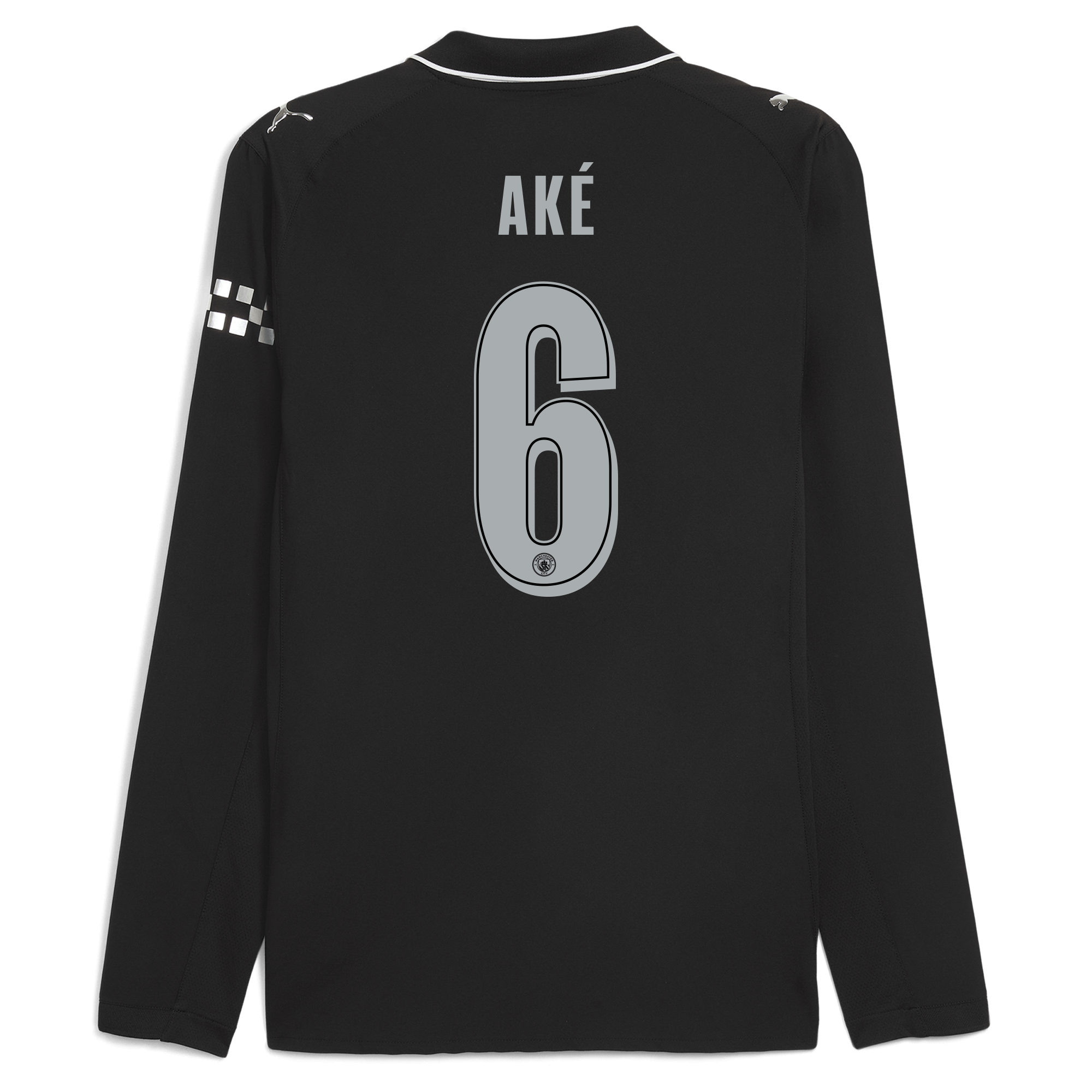 manchester city man city away authentic jersey 202526 long sleeve with akÉ 6 printing Manchester City Shirts | Official Team Gear