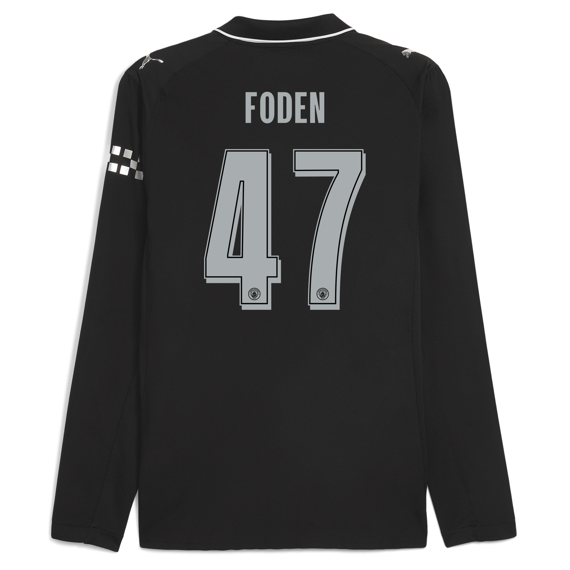manchester city man city away authentic jersey 202526 long sleeve with foden 47 printing Manchester City Shirts | Official Team Gear