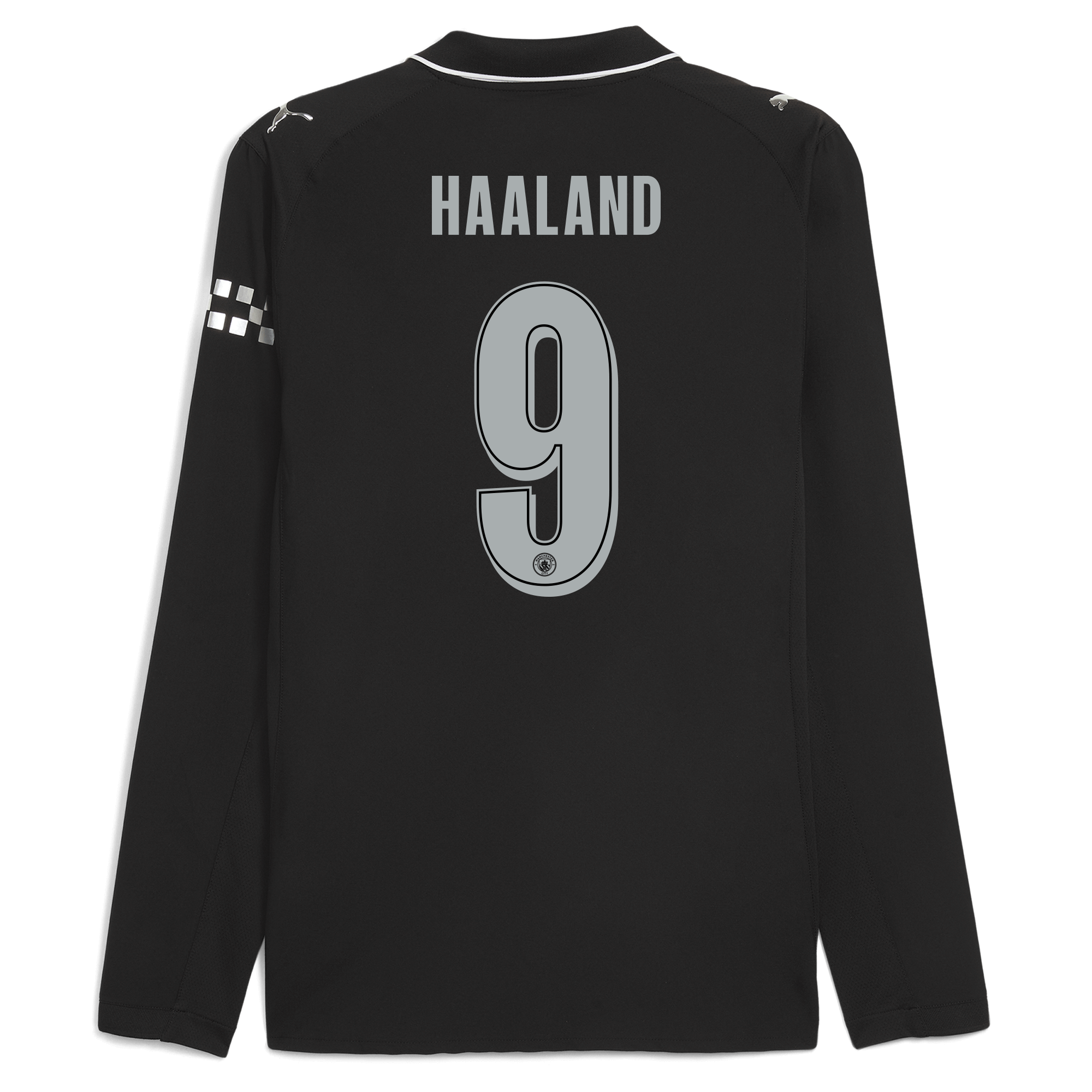 manchester city man city away authentic jersey 202526 long sleeve with haaland 9 printing Manchester City Shirts | Official Team Gear
