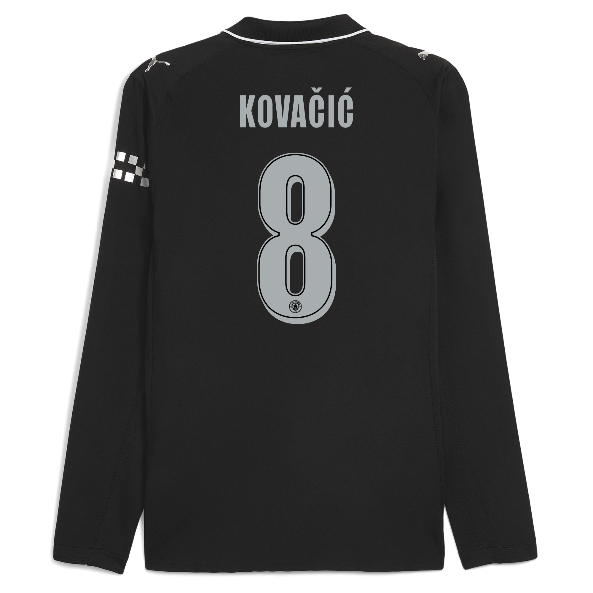 manchester city man city away authentic jersey 202526 long sleeve with kovaČiĆ 8 printing Manchester City Shirts | Official Team Gear