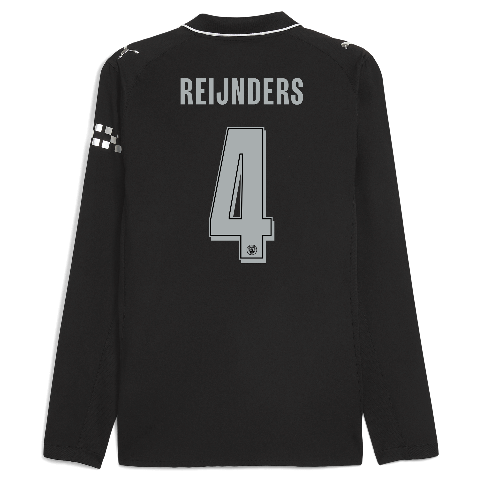 manchester city man city away authentic jersey 202526 long sleeve with reijnders 4 printing Manchester City Shirts | Official Team Gear