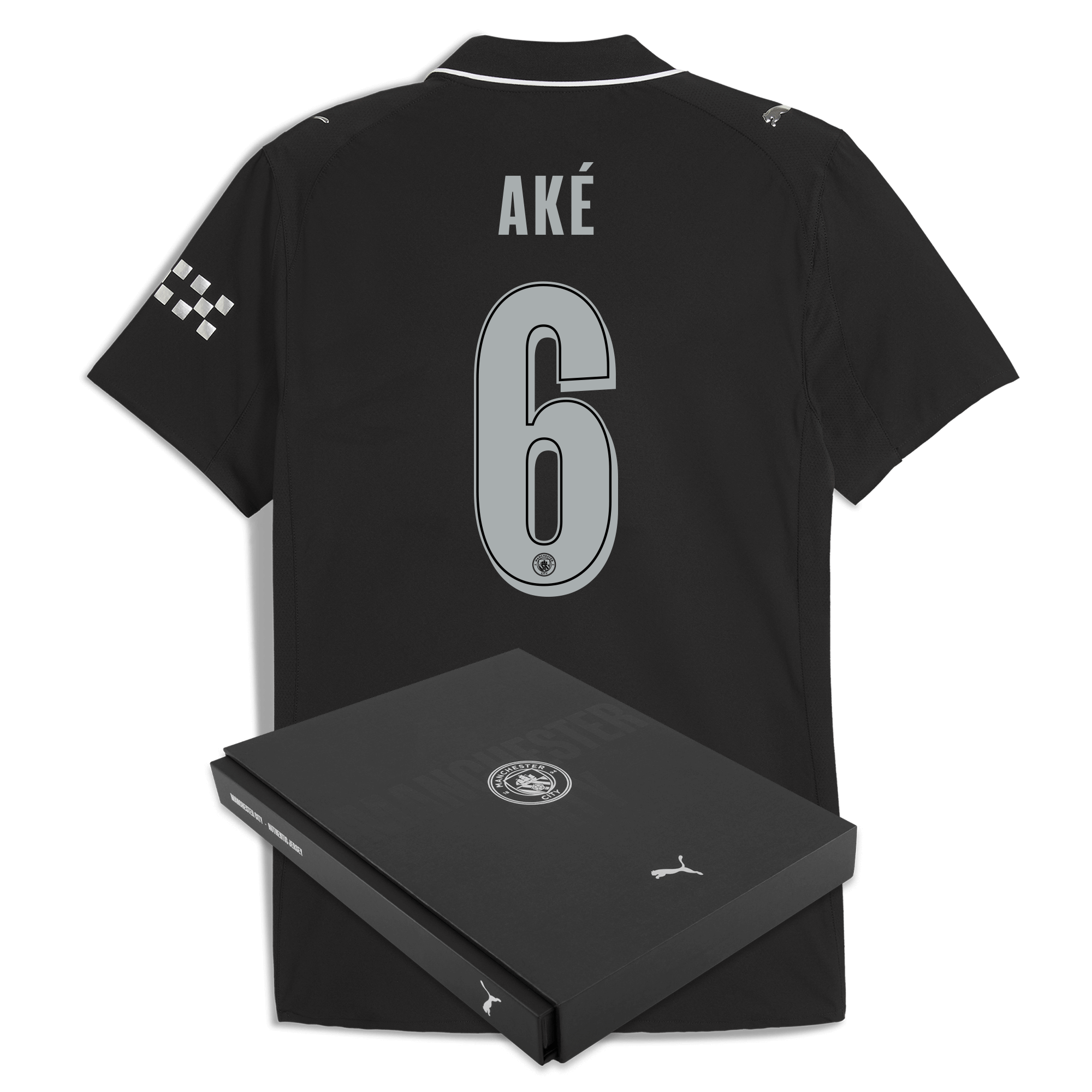 manchester city man city away authentic jersey 202526 with akÉ 6 printing in gift box Manchester City Shirts | Official Team Gear