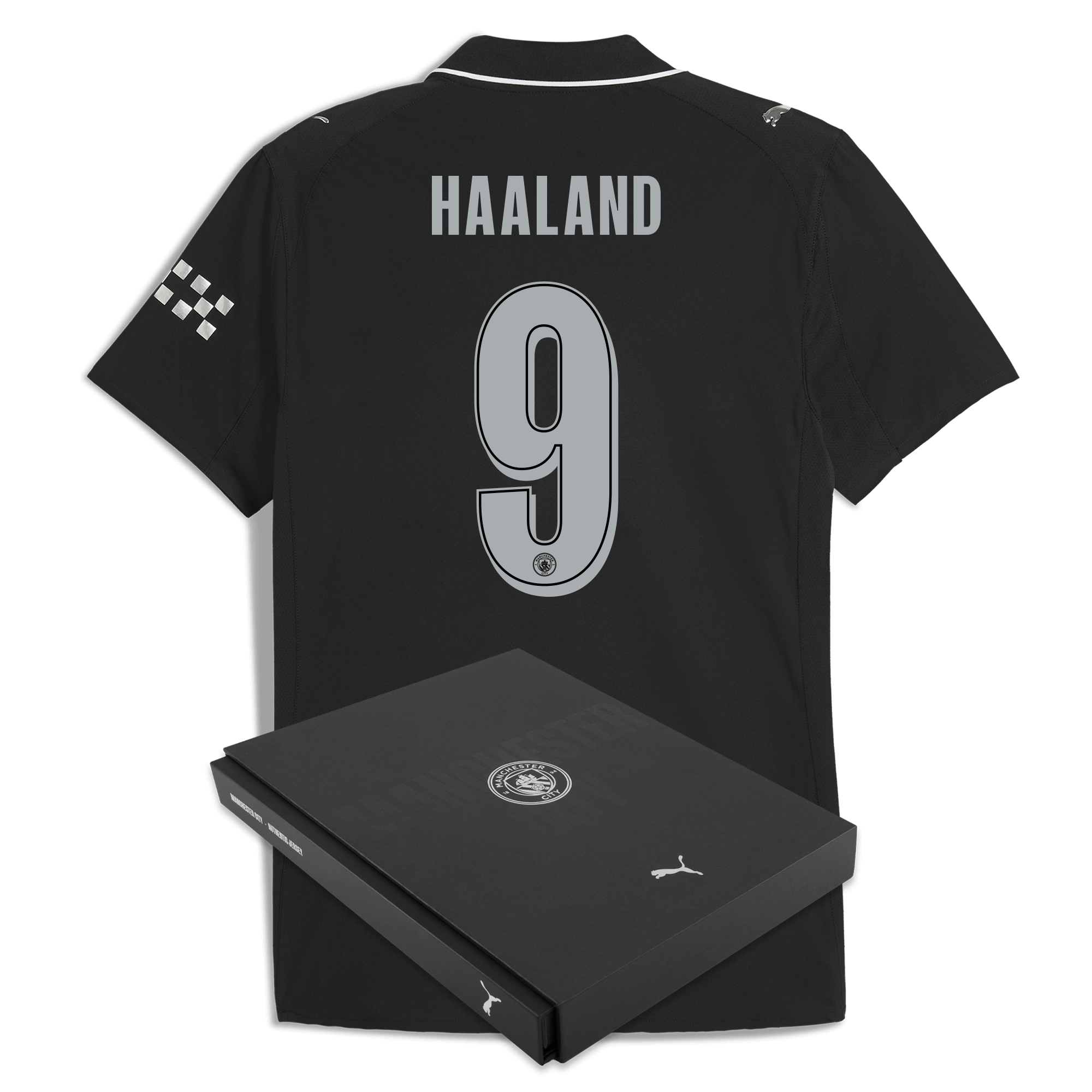 manchester city man city away authentic jersey 202526 with haaland 9 printing in gift box Manchester City Shirts | Official Team Gear