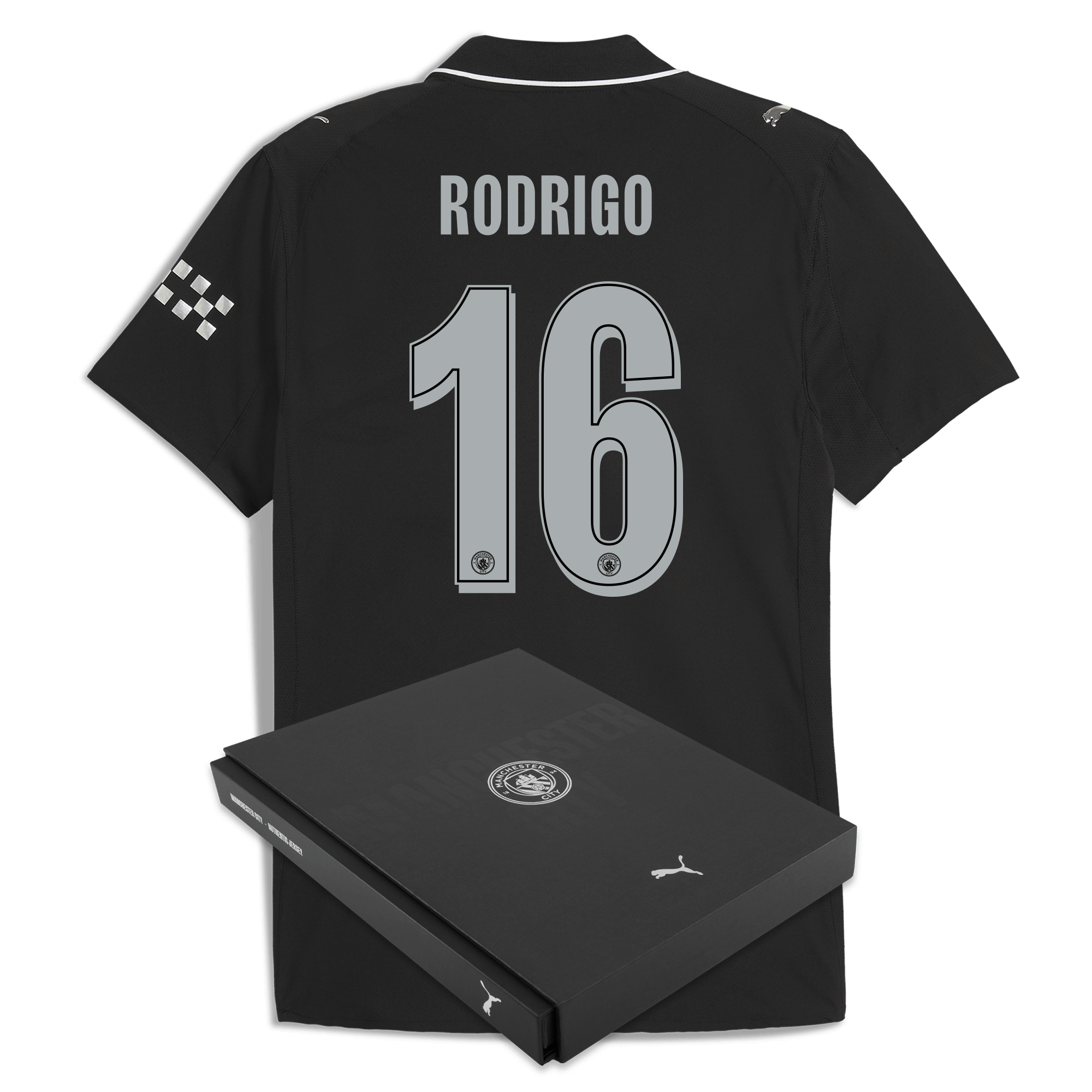 manchester city man city away authentic jersey 202526 with rodrigo 16 printing in gift box Manchester City Shirts | Official Team Gear
