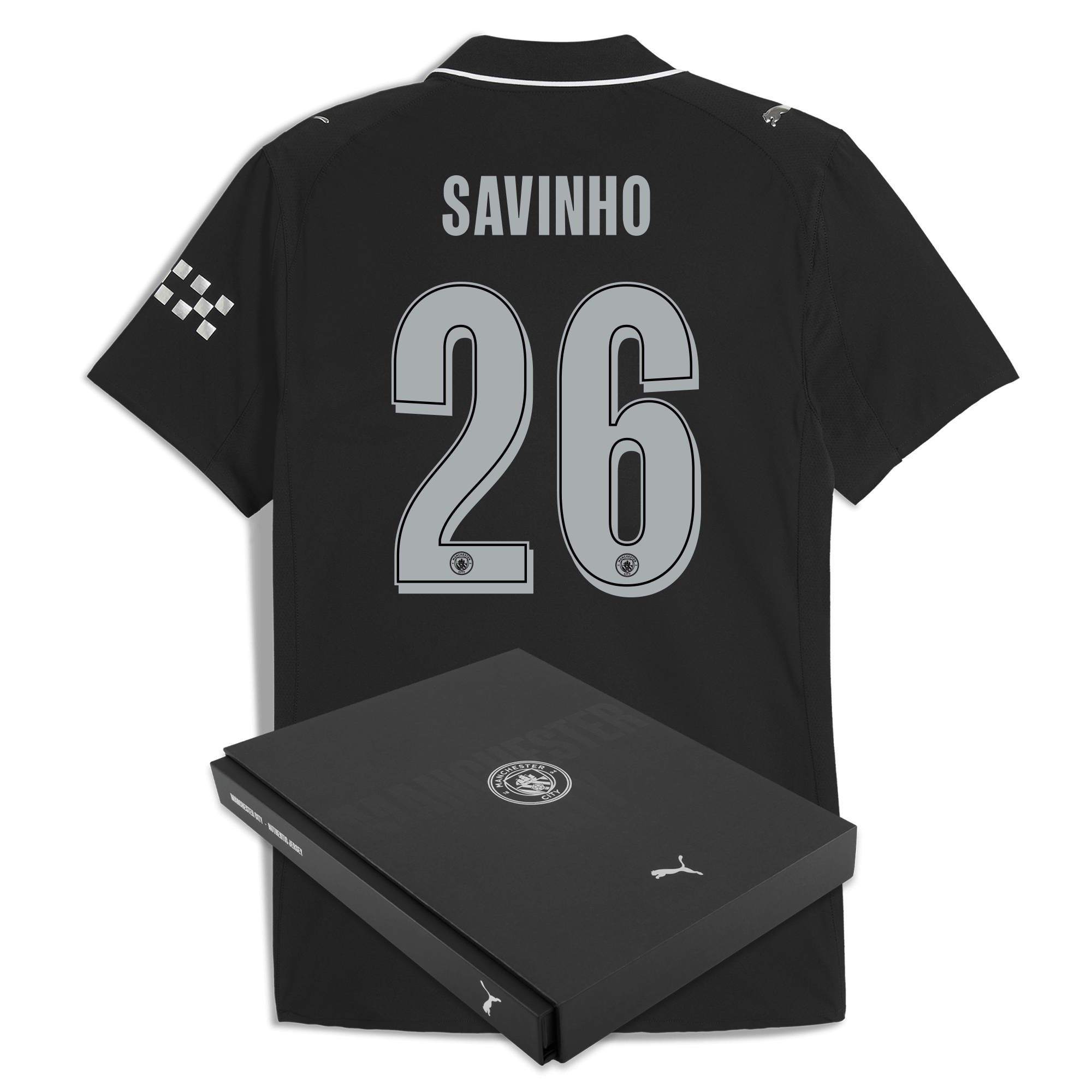 manchester city man city away authentic jersey 202526 with savinho 26 printing in gift box Manchester City Shirts | Official Team Gear