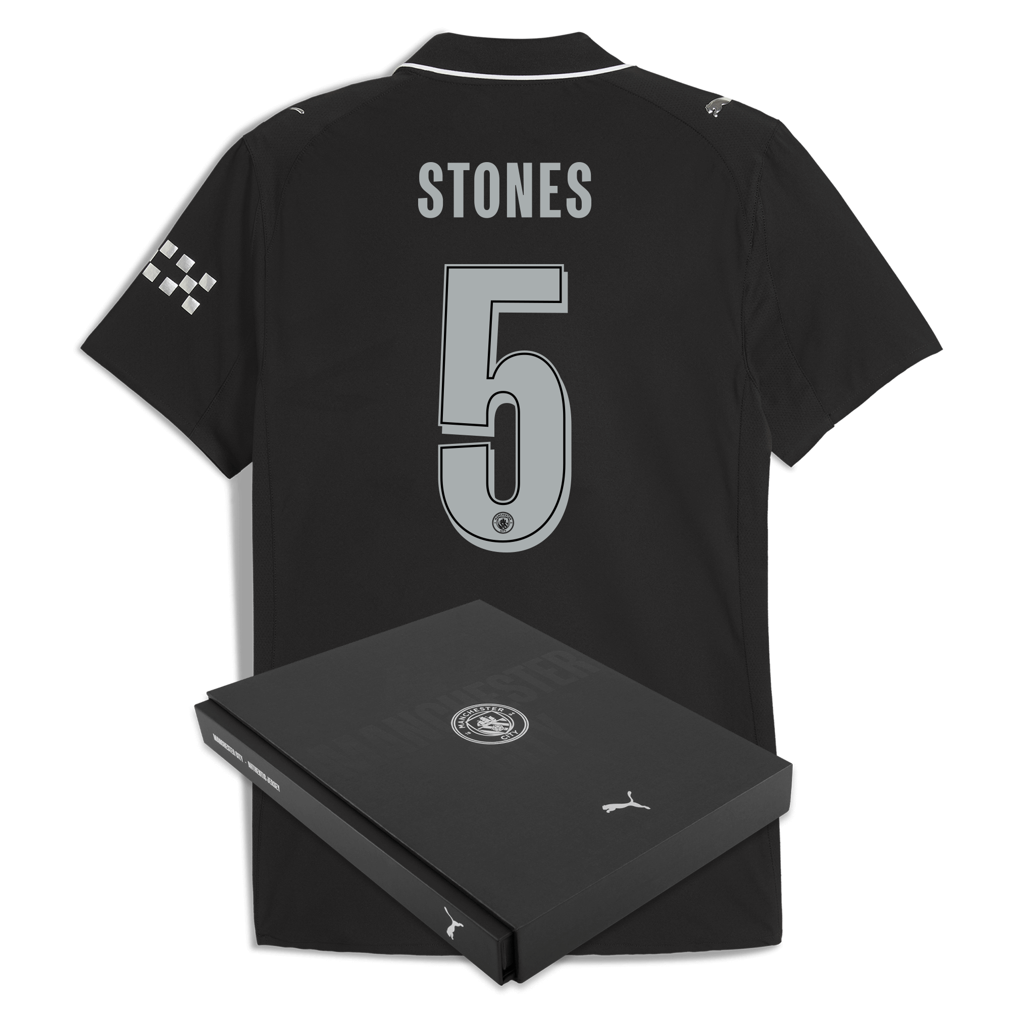 manchester city man city away authentic jersey 202526 with stones 5 printing in gift box Manchester City Shirts | Official Team Gear