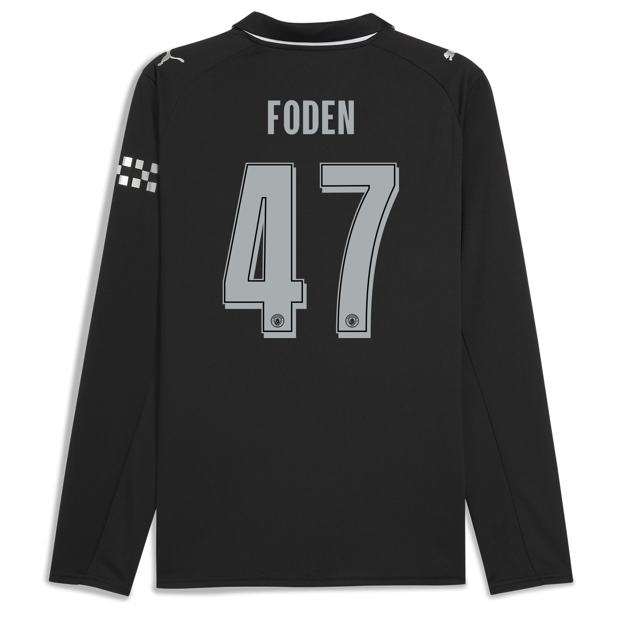 manchester city man city away jersey 202526 long sleeve with foden 47 printing Manchester City Shirts | Official Team Gear