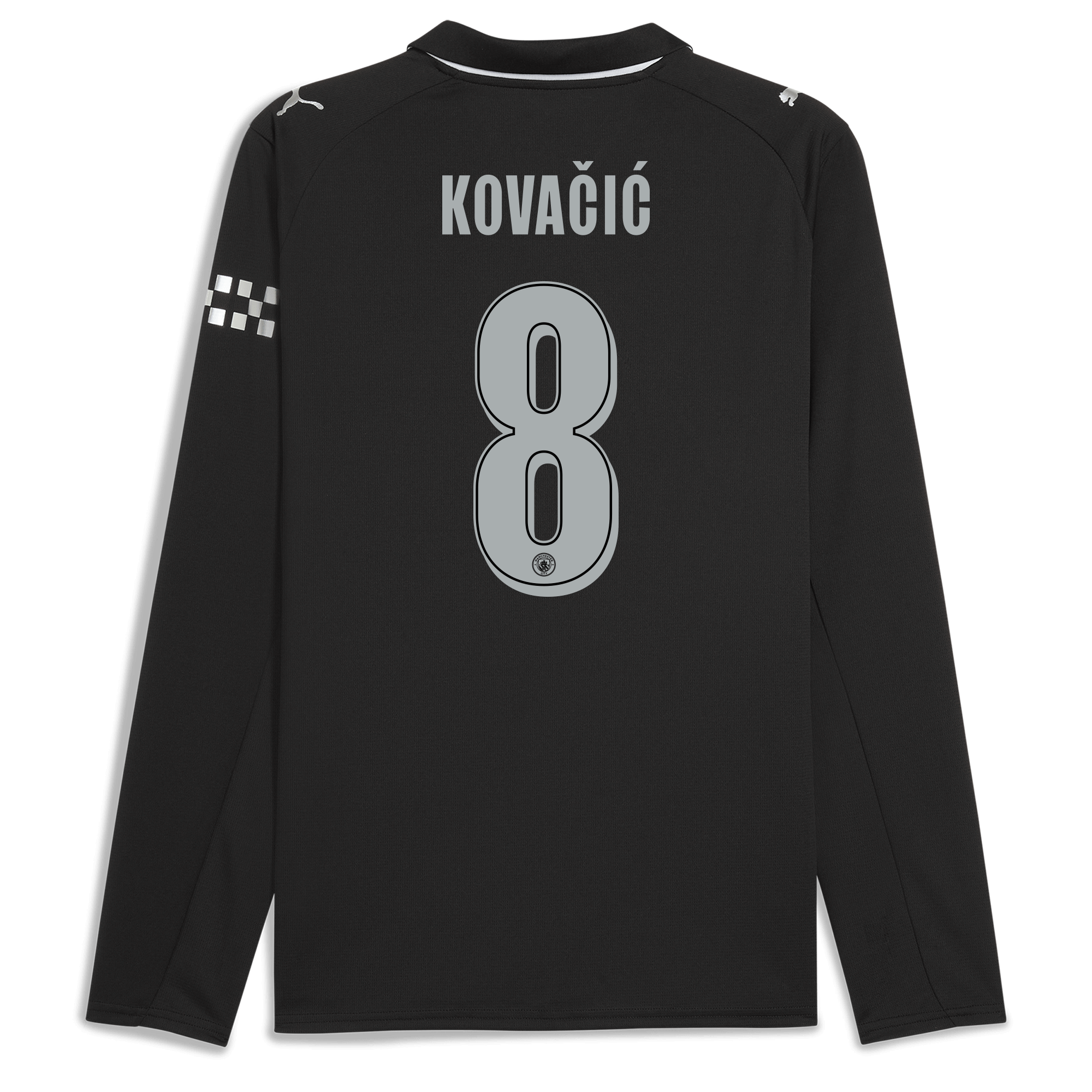 manchester city man city away jersey 202526 long sleeve with kovaČiĆ 8 printing Manchester City Shirts | Official Team Gear