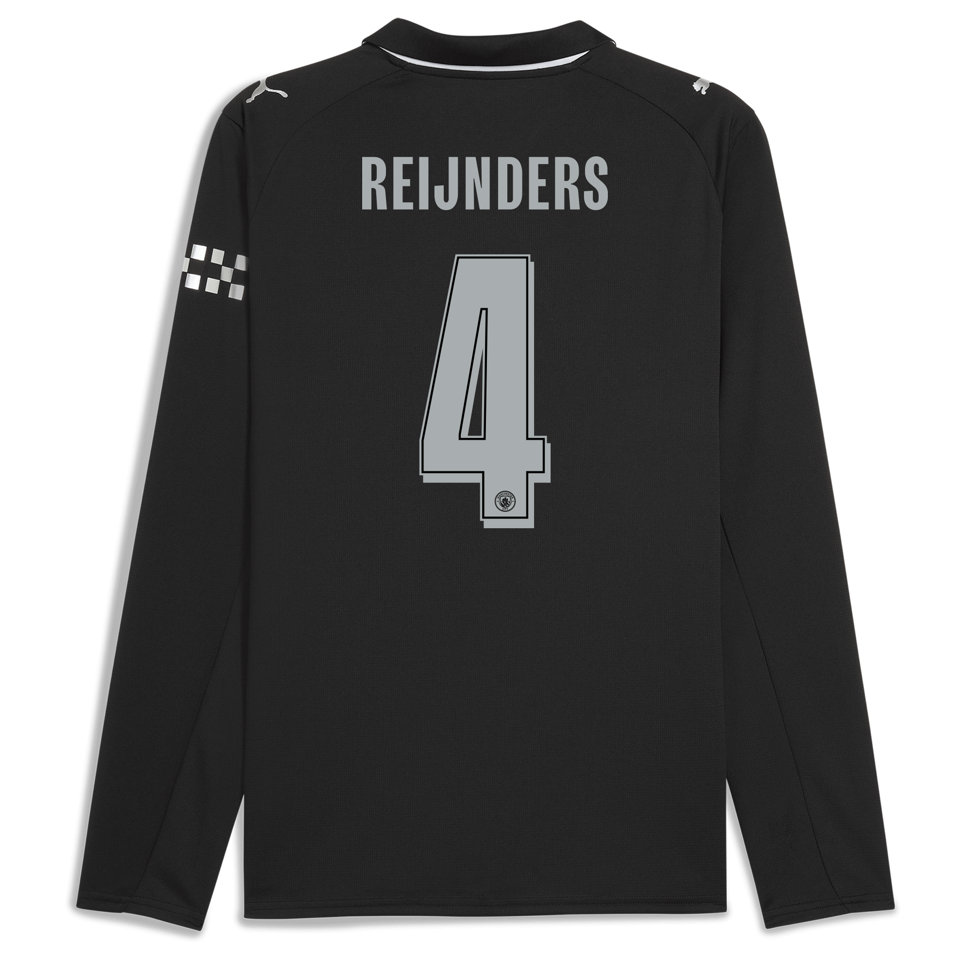 manchester city man city away jersey 202526 long sleeve with reijnders 4 printing Manchester City Shirts | Official Team Gear