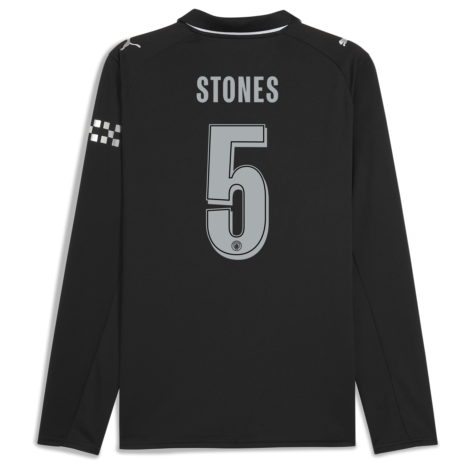 manchester city man city away jersey 202526 long sleeve with stones 5 printing Manchester City Shirts | Official Team Gear