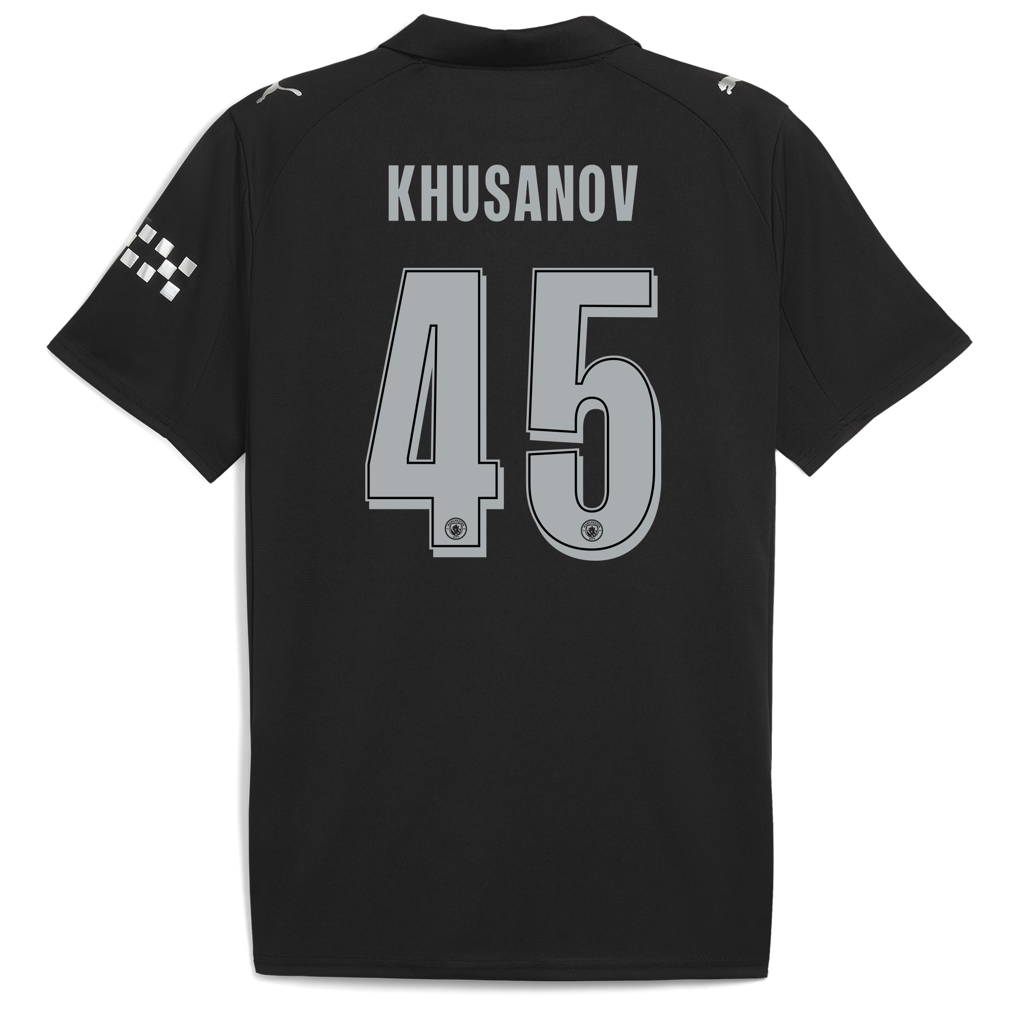 manchester city man city away jersey 202526 with khusanov 45 printing Manchester City Shirts | Official Team Gear
