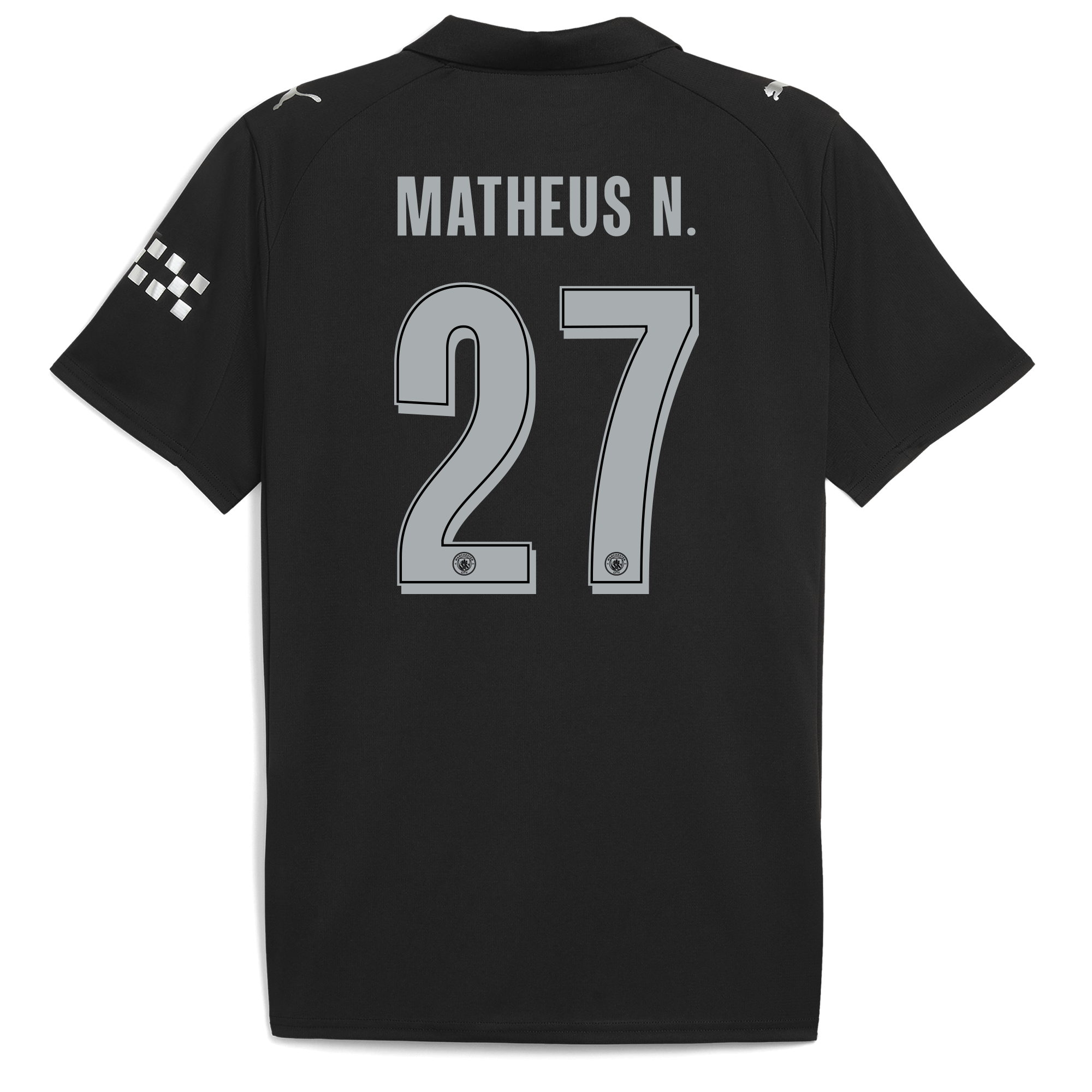manchester city man city away jersey 202526 with matheus n. 27 printing Manchester City Shirts | Official Team Gear