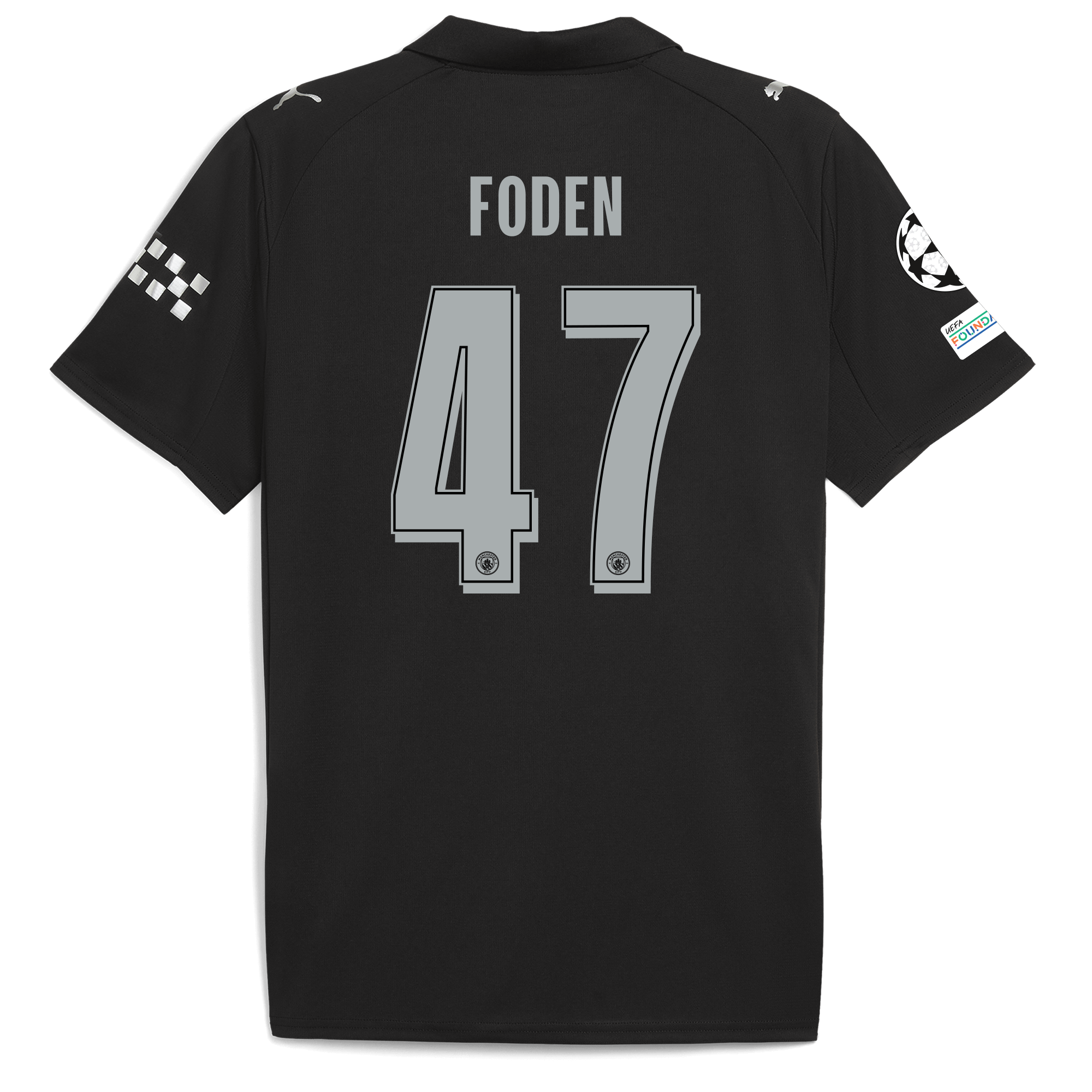 manchester city man city champions league away jersey 202526 with foden 47 printing Manchester City Shirts | Official Team Gear