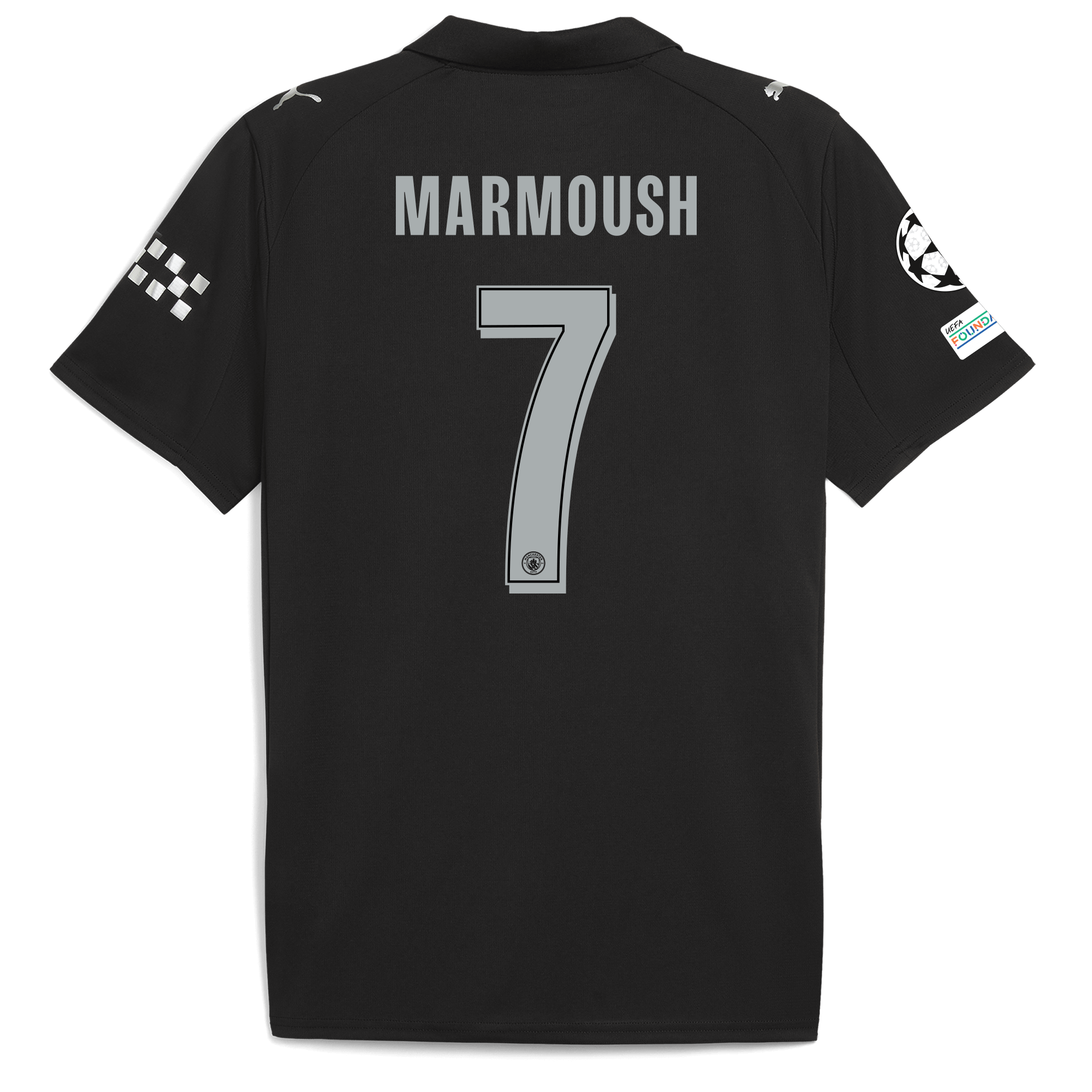 manchester city man city champions league away jersey 202526 with marmoush 7 printing Manchester City Shirts | Official Team Gear