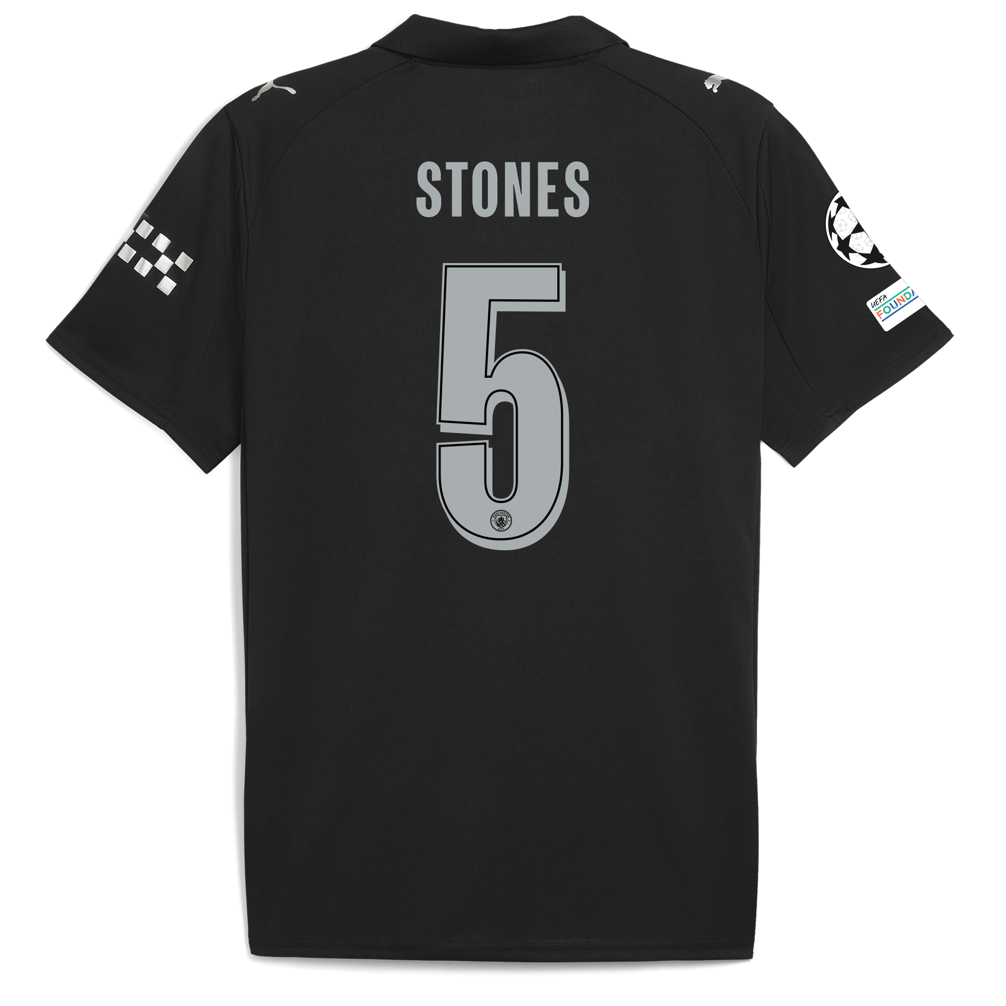 manchester city man city champions league away jersey 202526 with stones 5 printing Manchester City Shirts | Official Team Gear