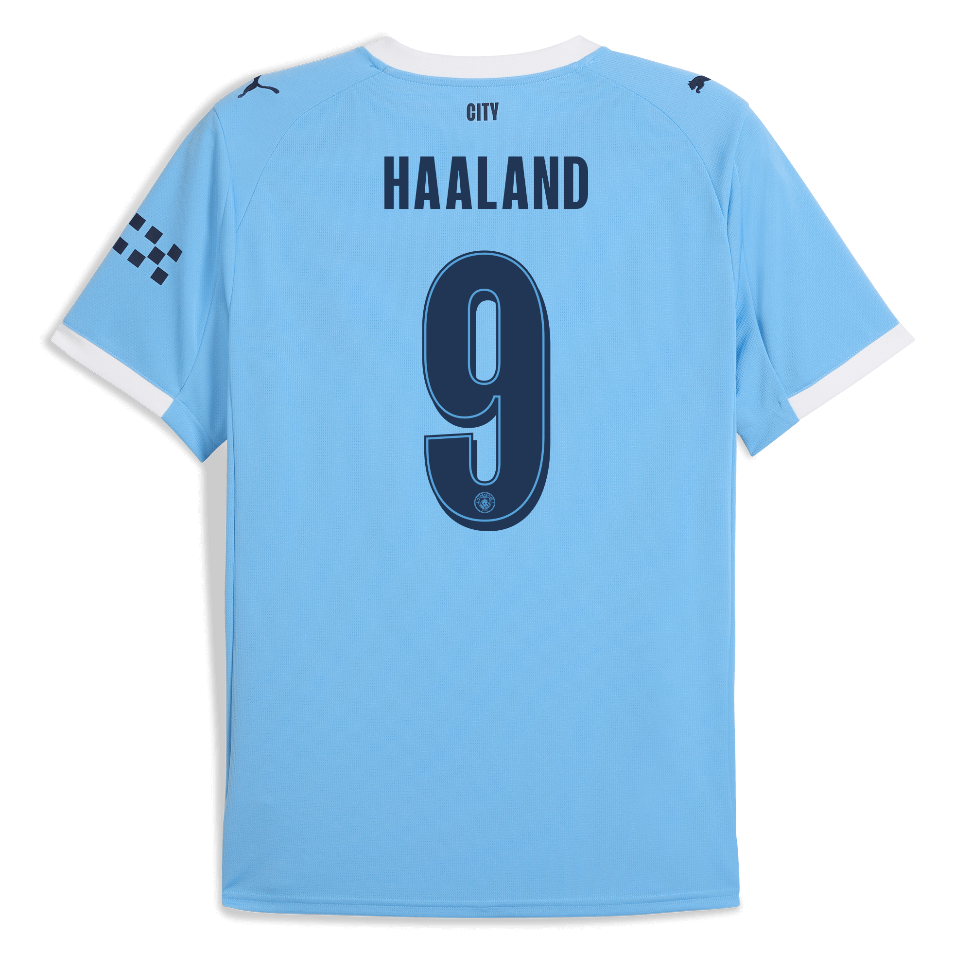 manchester city man city home jersey 202526 with haaland 9 printing Manchester City Shirts | Official Team Gear