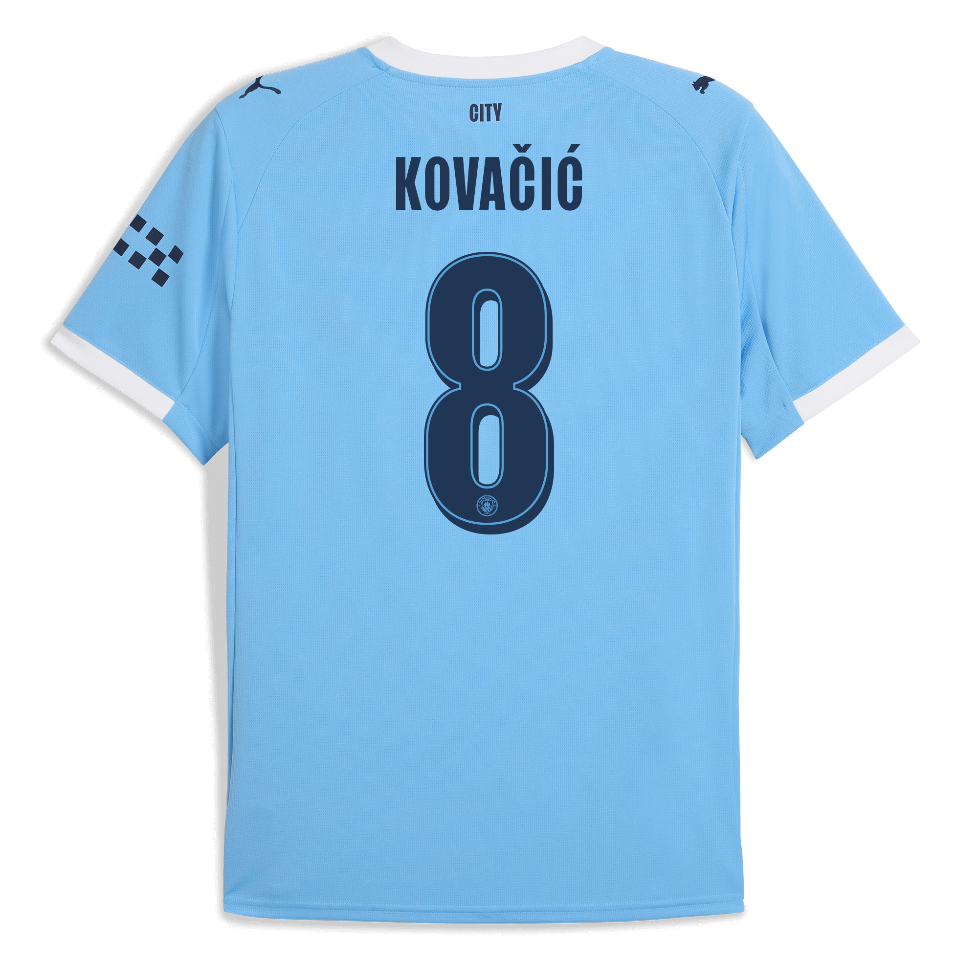 manchester city man city home jersey 202526 with kovaČiĆ 8 printing Manchester City Shirts | Official Team Gear