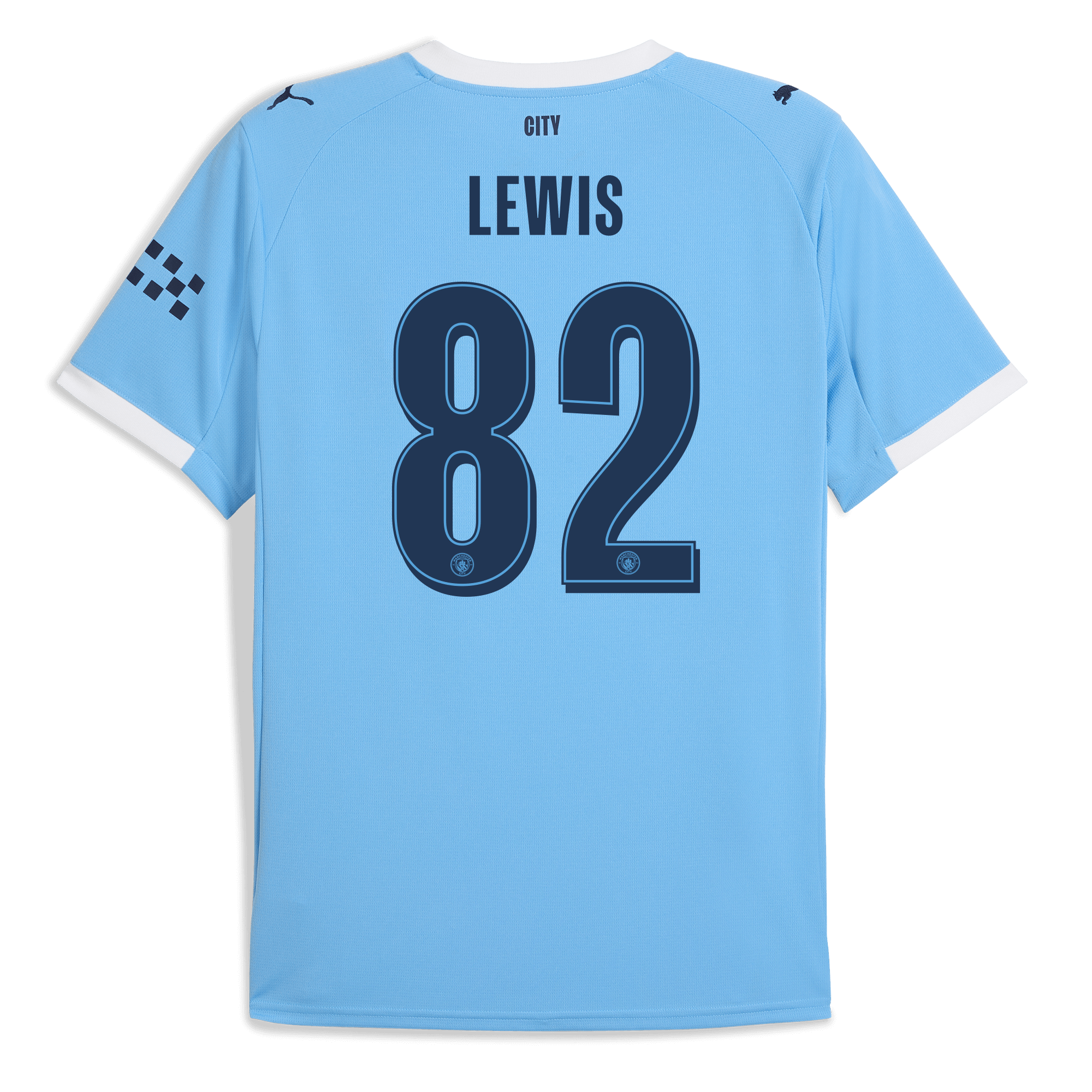 manchester city man city home jersey 202526 with lewis 82 printing Manchester City Shirts | Official Team Gear